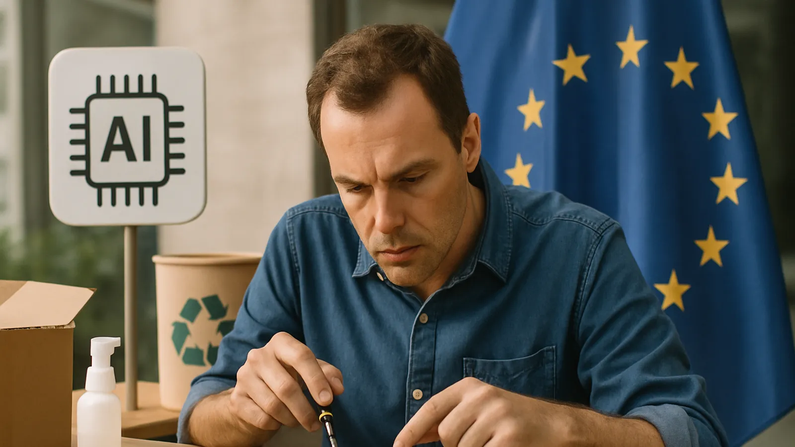 Ab Ende Juli und im August 2026 gelten neue EU-Regeln zu KI-Transparenz, Verpackungen und Reparaturen.