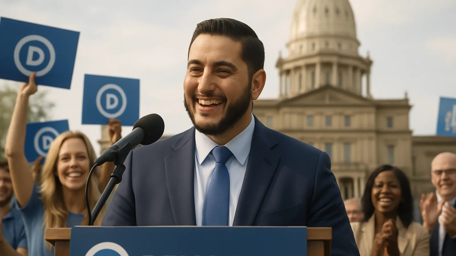 NBC prognostiziert El-Sayed als Sieger der demokratischen Senatsvorwahl in Michigan.