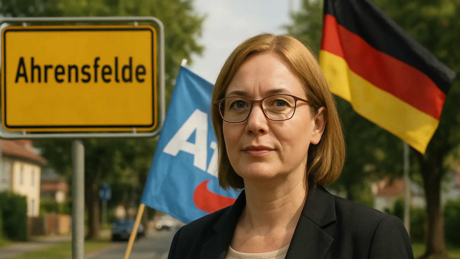 AfD candidate Inka Länger was elected Ortsvorsteherin (head of the local district) in Ahrensfelde.