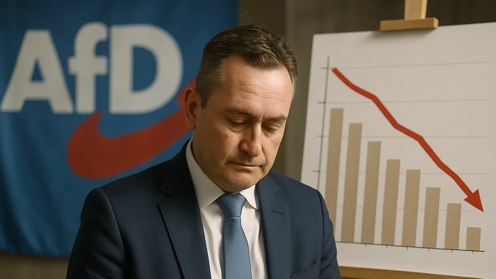 AfD-Chef Chrupalla ist im neuen INSA-Politikerranking abgestürzt.