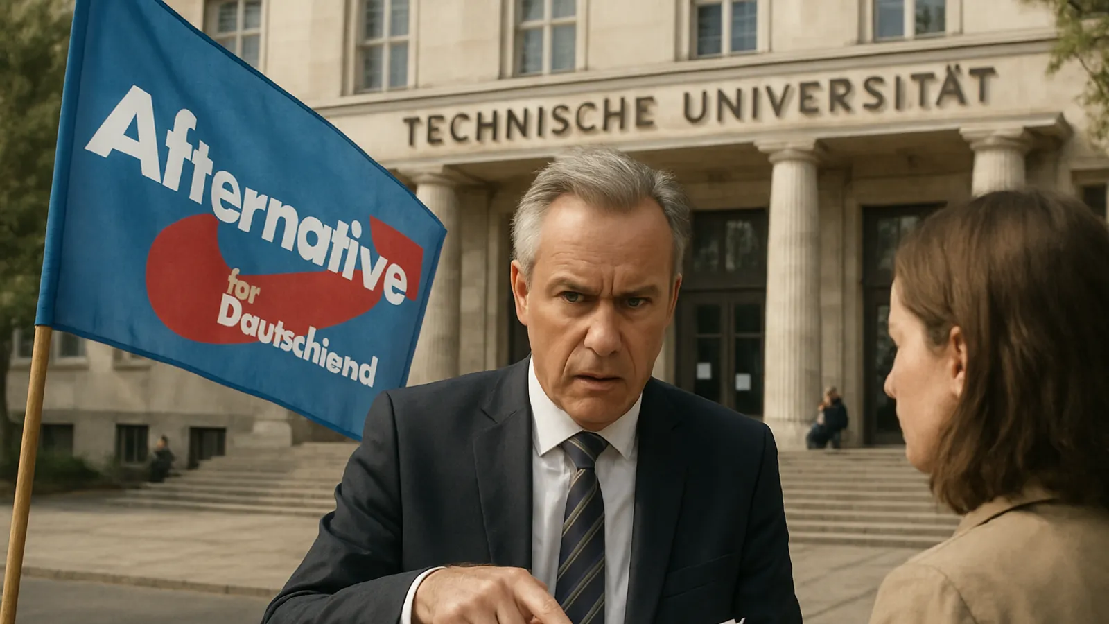 AfD droht der TU Berlin mit rechtlichen Konsequenzen wegen Kongressprogramm.