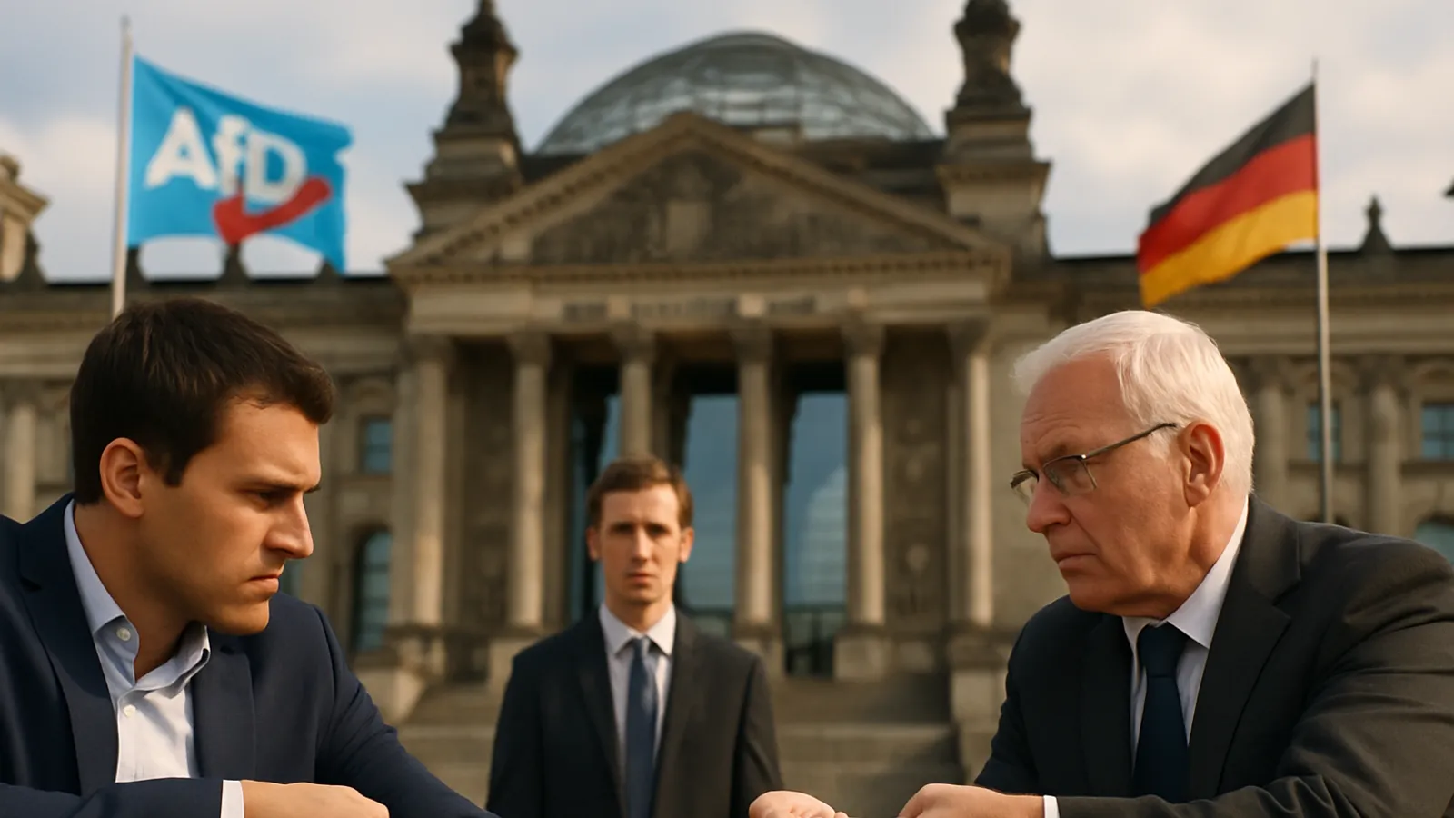 Germany’s AfD is 7 percentage points ahead of the CDU/CSU alliance.
