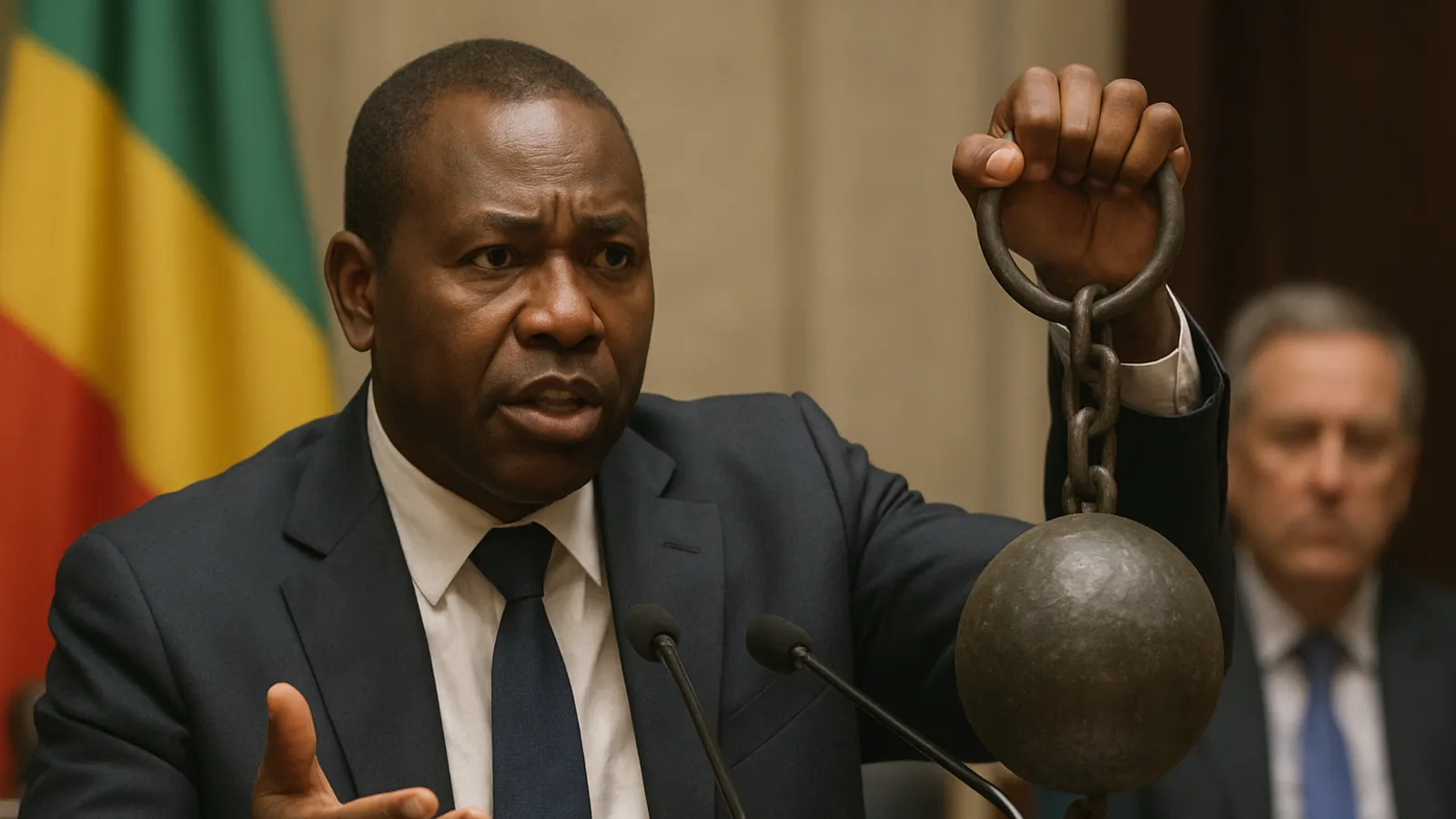 Afrikanische Staaten fordern Entschädigung für den Sklavenhandel.