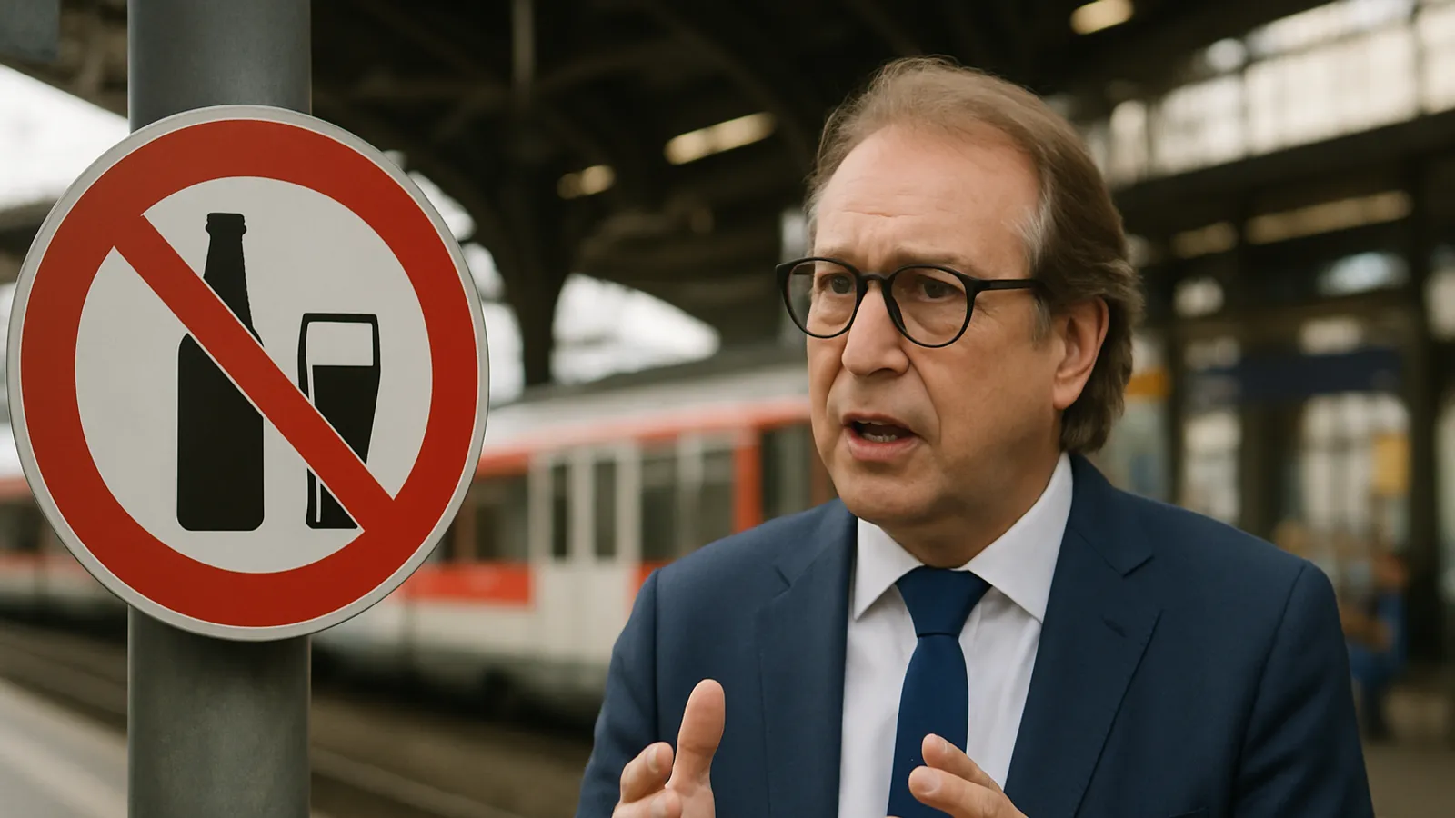 Alexander Dobrindt hat Redebedarf zu Alkoholverbot an Bahnhöfen.