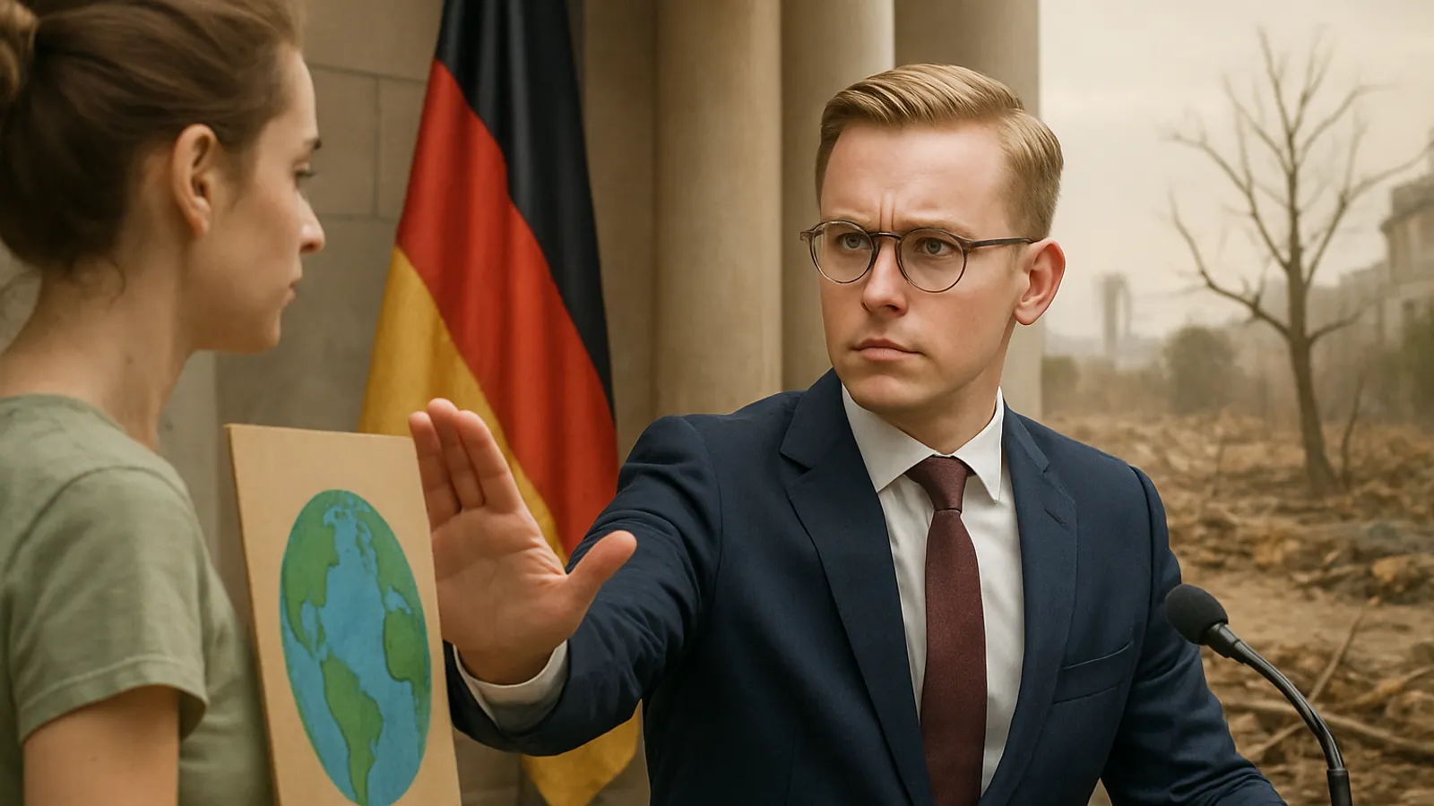 Amthor spricht sich gegen eine Grundgesetzänderung für Klimaanpassung aus.