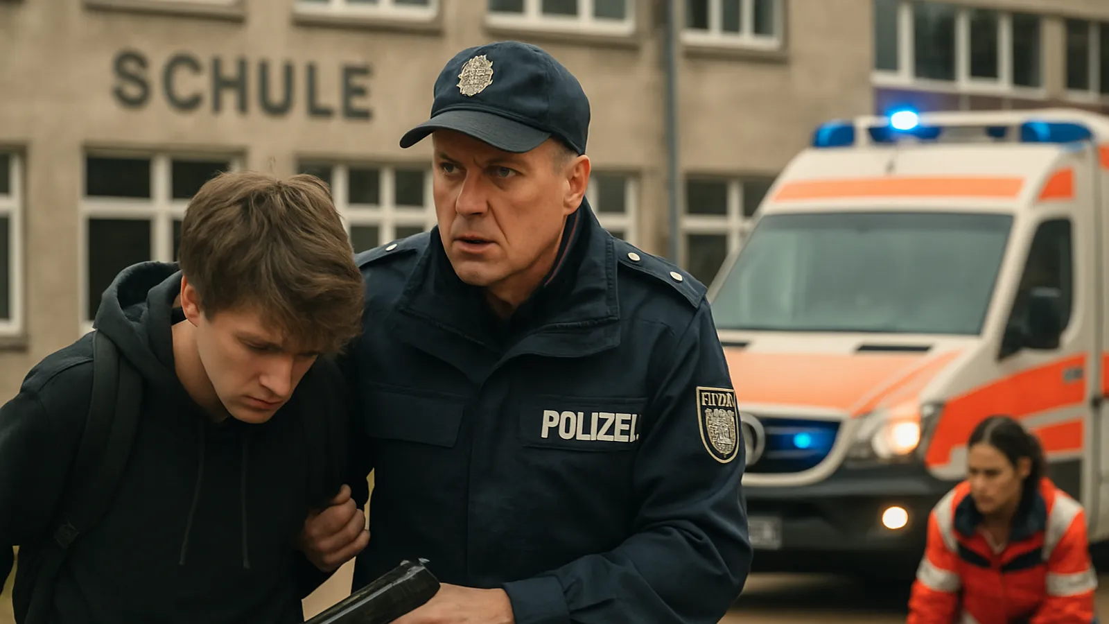 An einem Gymnasium in Bayern gibt es mehrere Verletzte die Polizei geht von einer möglichen Amoklage aus.