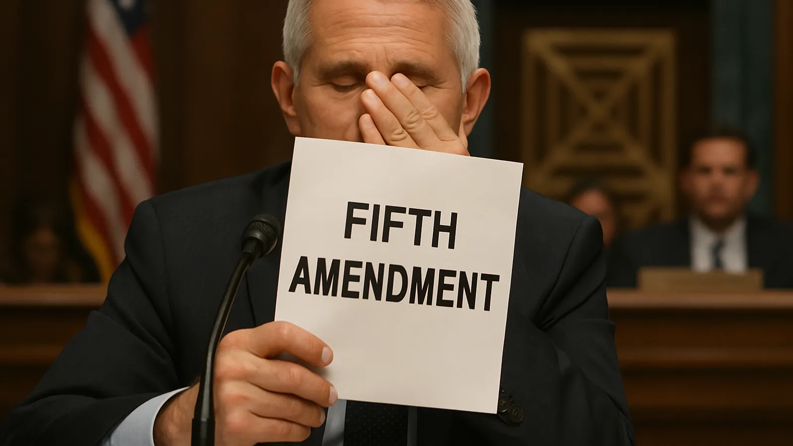 Anthony Fauci berief sich während einer Anhörung im US-Senat auf den fünften Verfassungszusatz.