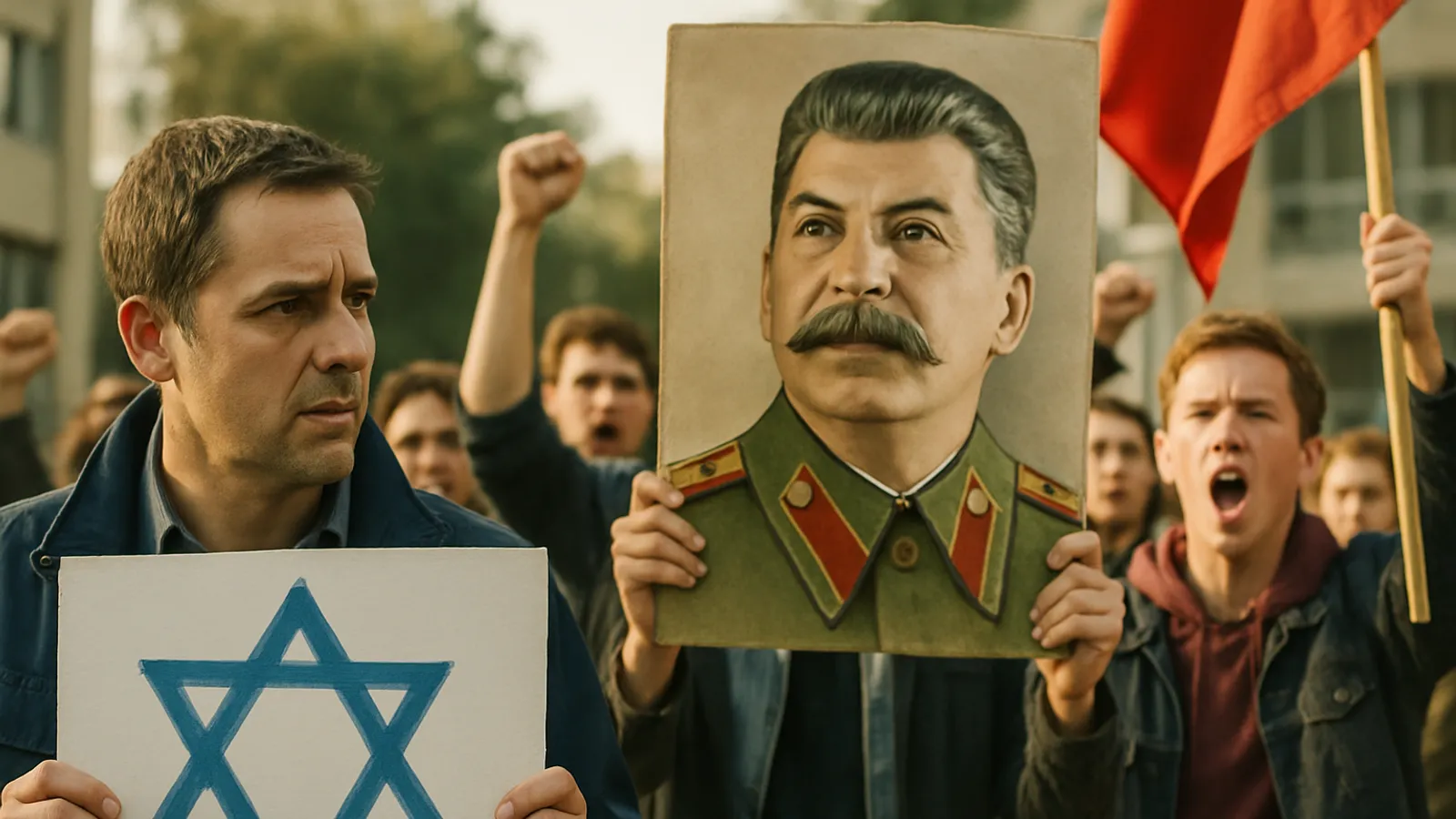 Antisemitische Parolen und Jubel für Stalin kursieren in der Linksjugend.