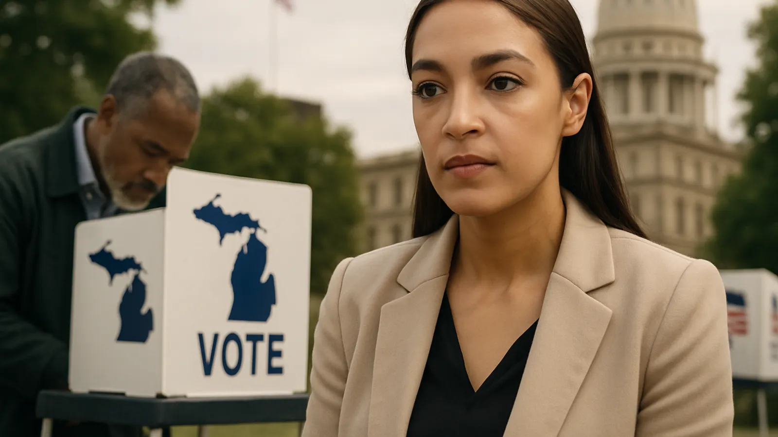 AOC will den Gewinner der Senatsvorwahl in Michigan unterstützen – egal, wer gewinnt.