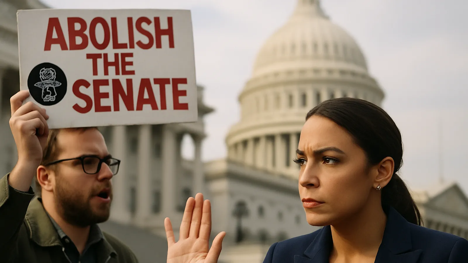 AOC und progressive Politiker haben die Forderung der DSA, den Senat abzuschaffen, abgelehnt.