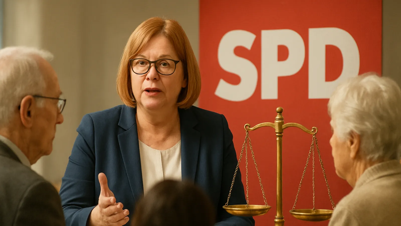 Bärbel Bas wirbt bei der SPD für die Vorschläge der Rentenkommission.