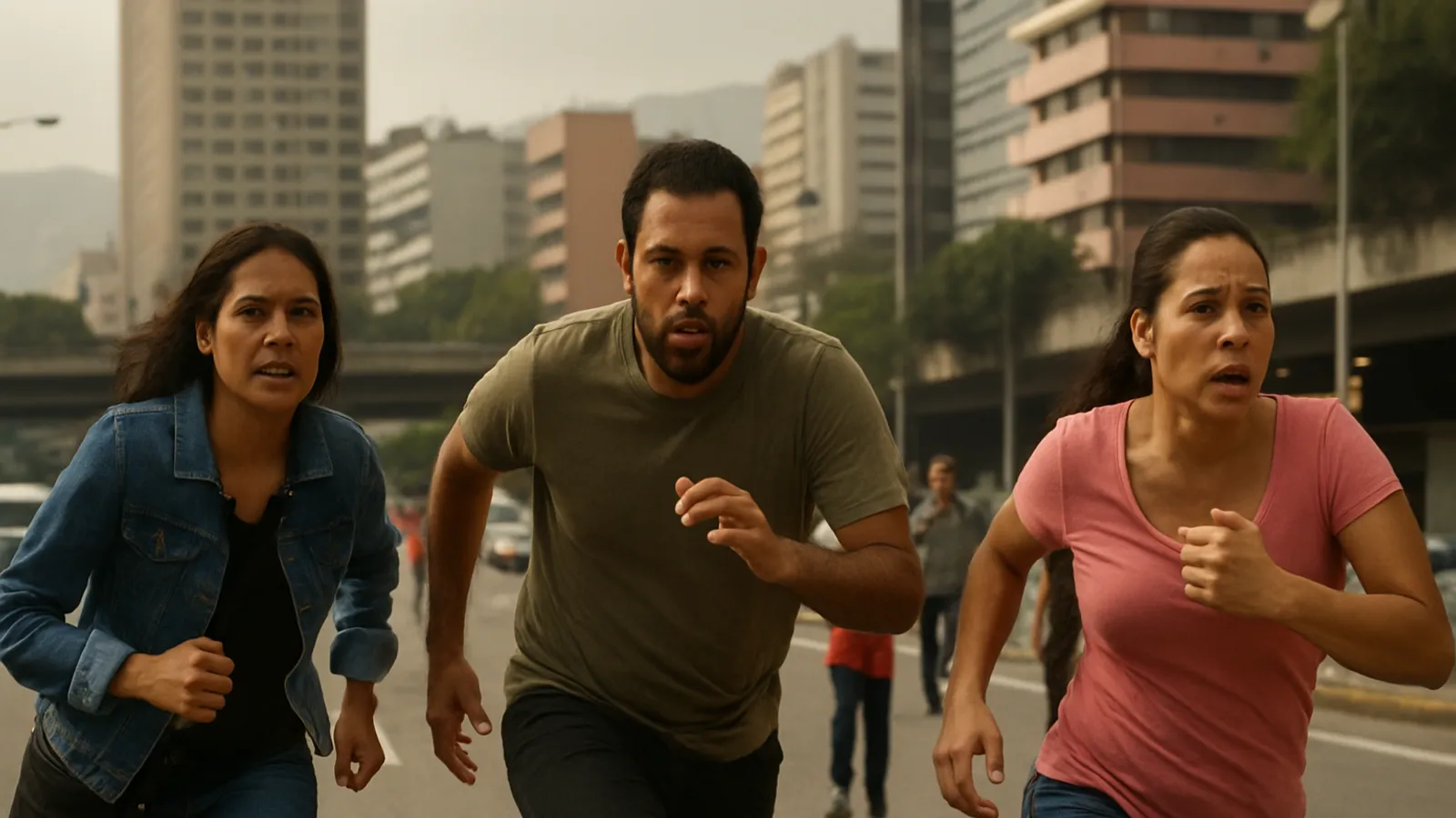 Beim kleinsten Knall fangen die Leute in Caracas an zu rennen.