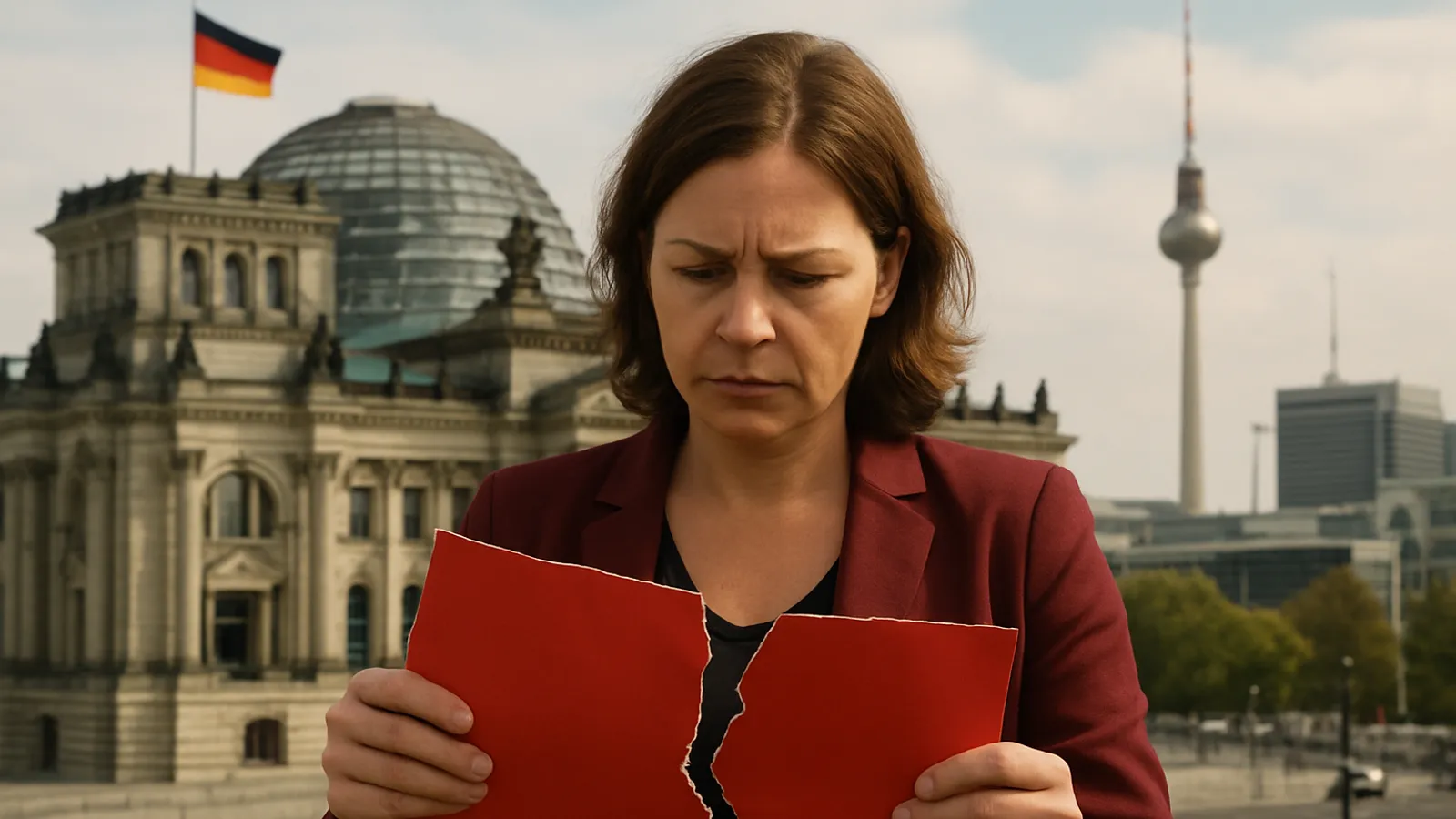 Die Linke leads Berlin poll, but housing nationalization demands hinder SPD coalition.