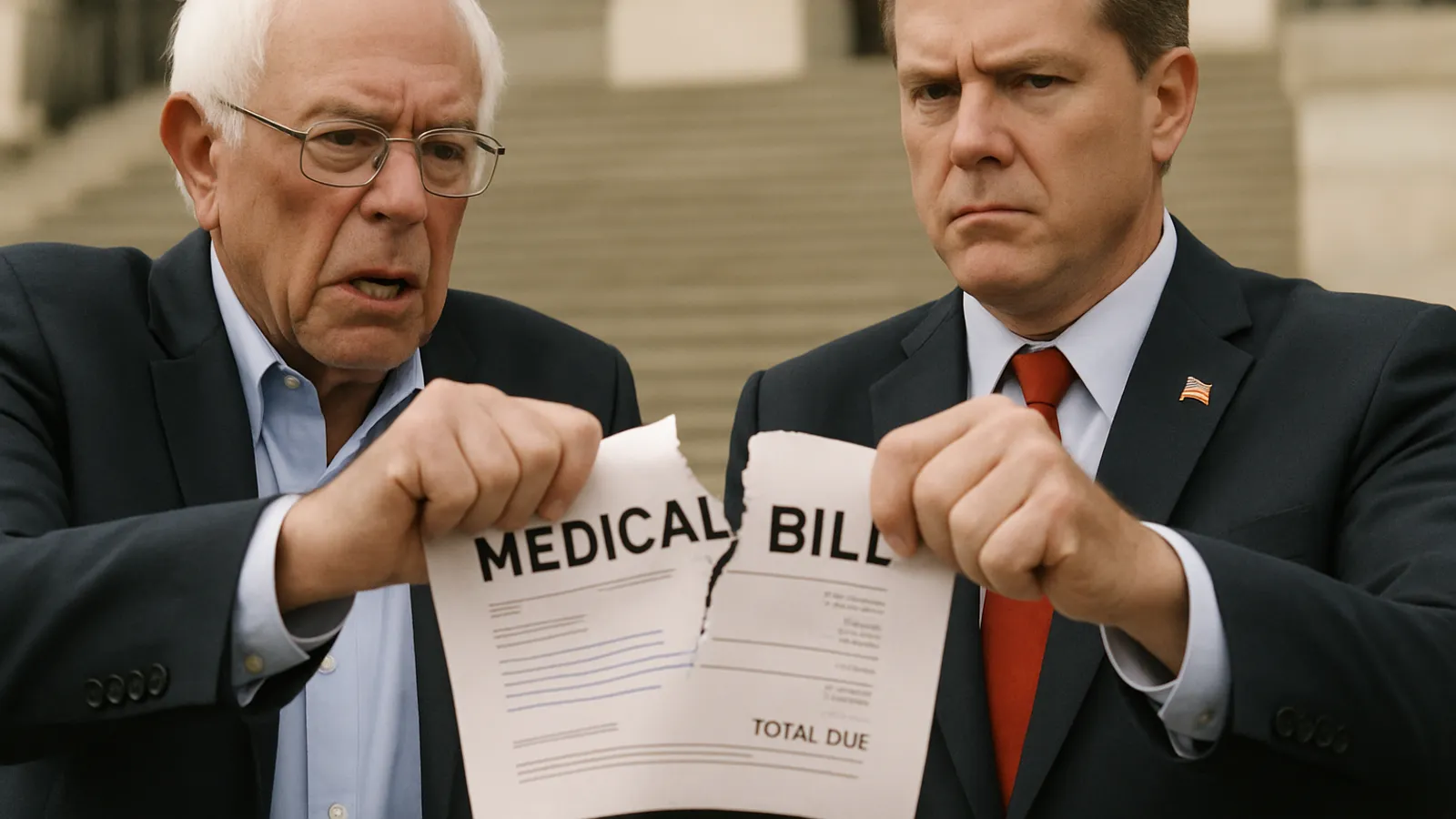 Bernie Sanders und Republikaner sind sich einig, dass geheime Arztrechnungen abgeschafft werden sollen.
