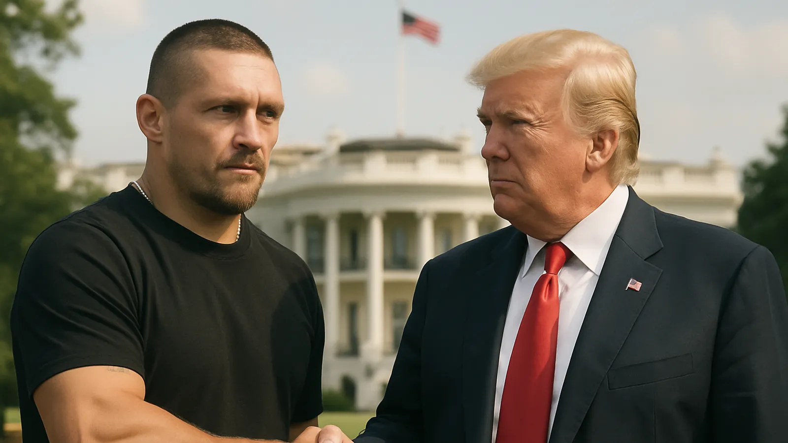 Besuch von Ussyk bei Trump befeuert Gerüchte über politische Ambitionen.