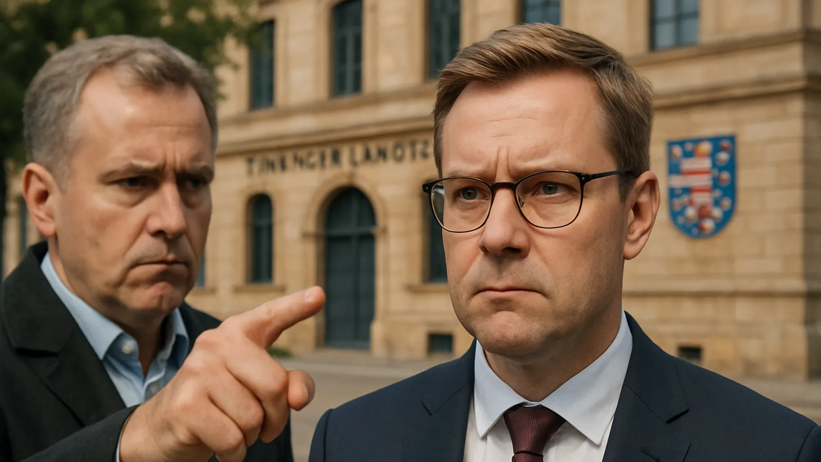 BSW federal leadership calls for Thuringia’s minister-president Voigt to resign.
