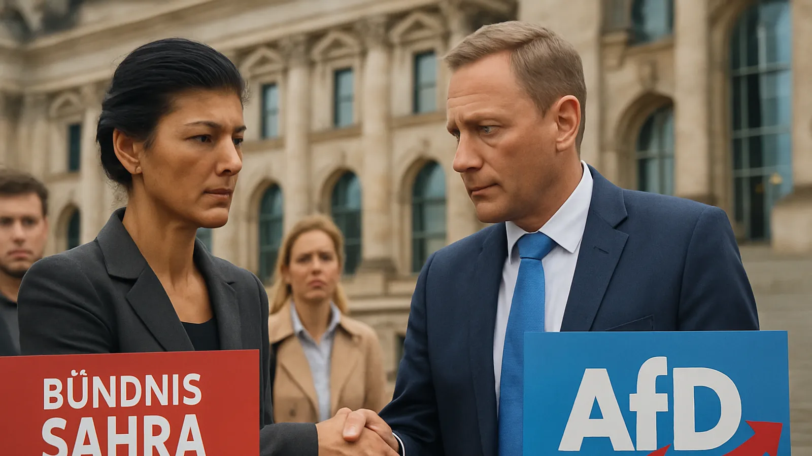 Bündnis Sahra Wagenknecht sucht erneut Zusammenarbeit mit der AfD.