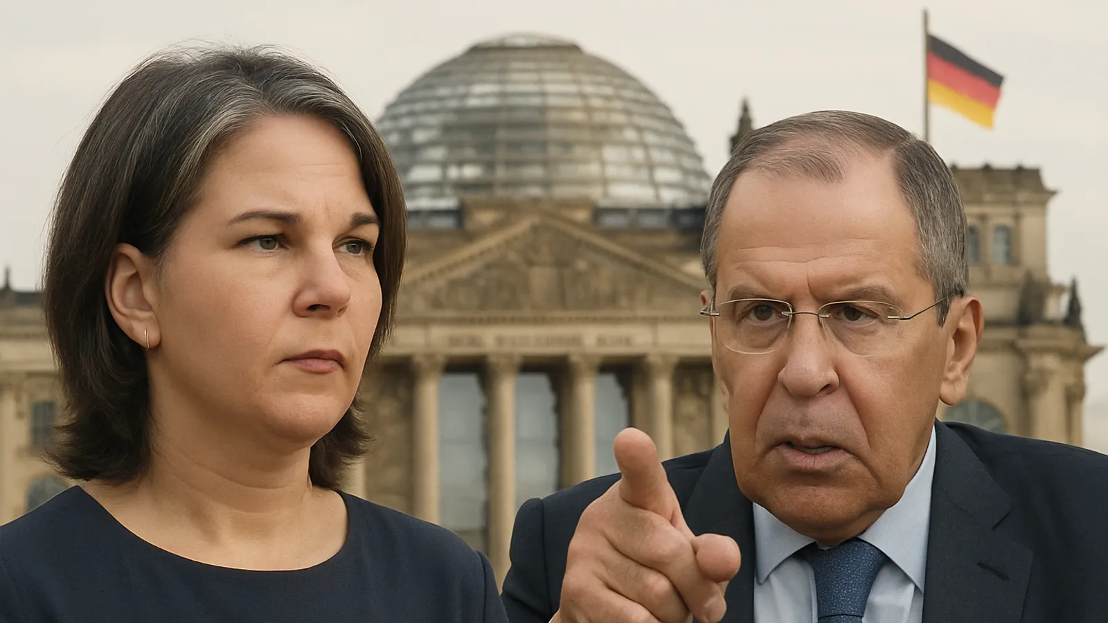 Bundesregierung äußert sich zu Lawrows Drohung.