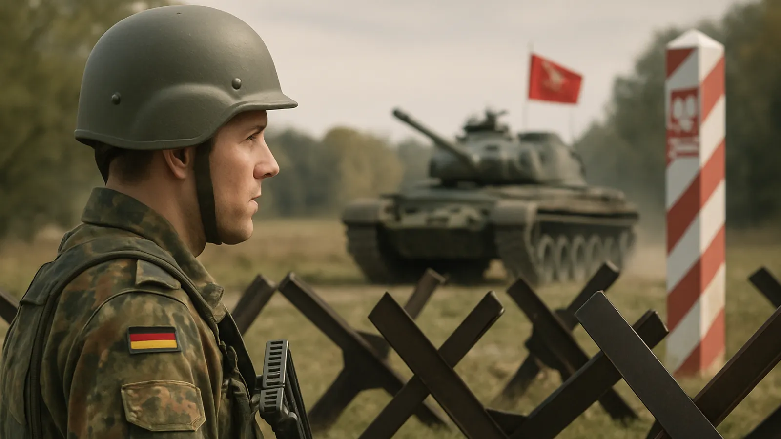 Bundeswehr in Polen: Panzersperren gegen Russland im Ostschild