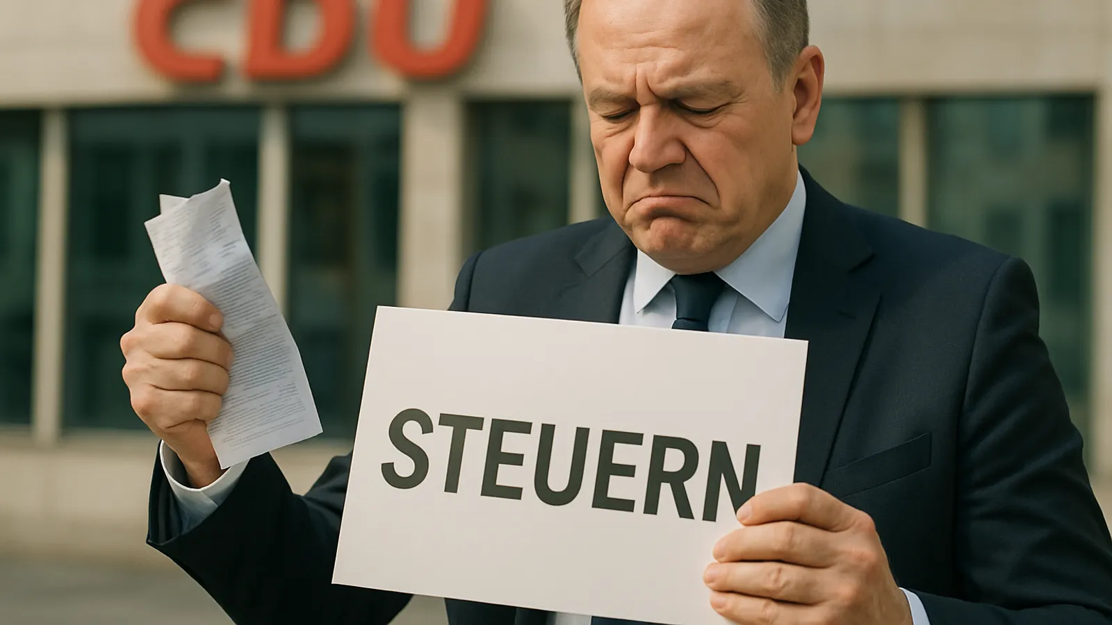 CDU is upset over a tax law it itself backed.