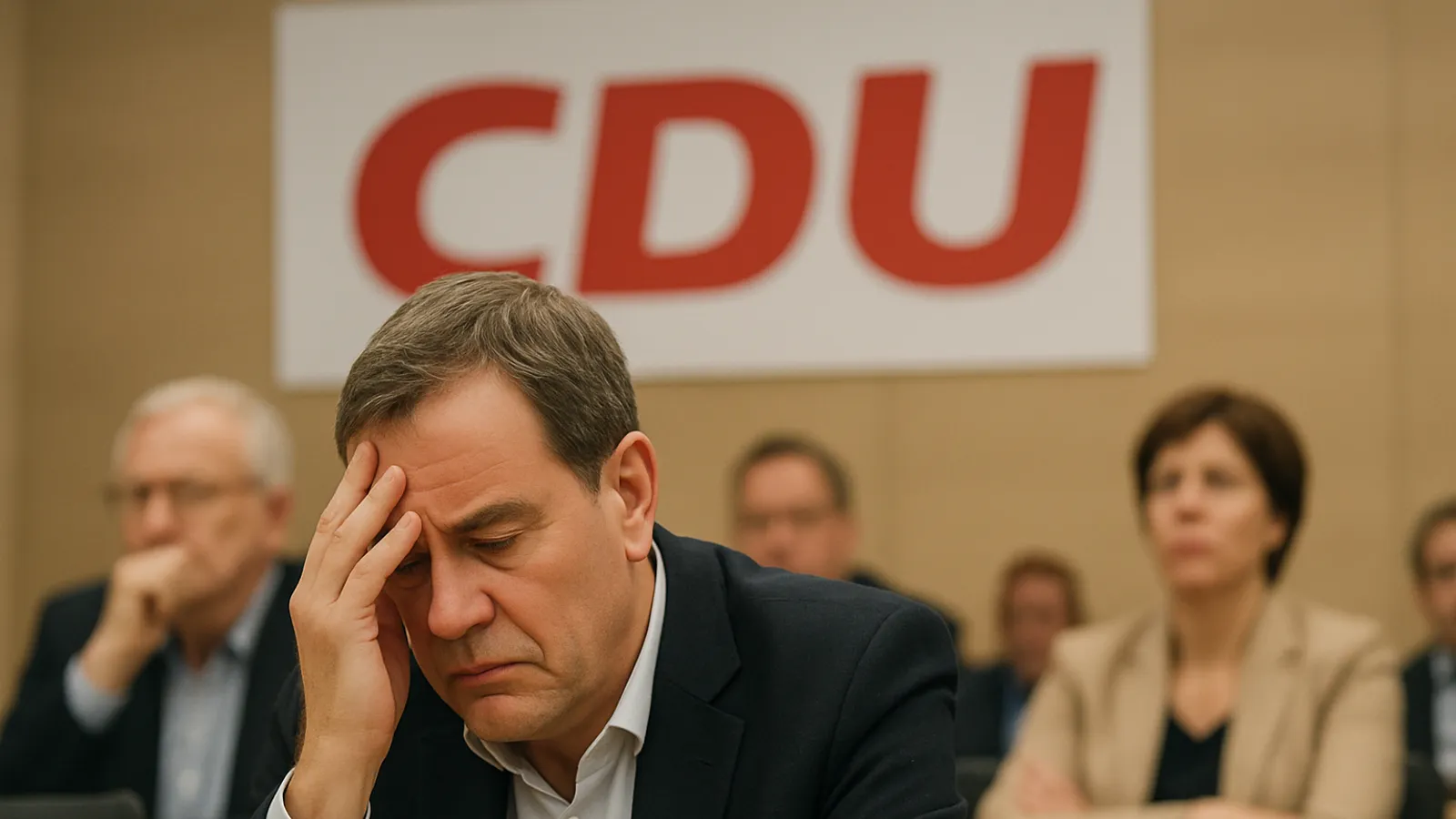 Large parts of the CDU are dissatisfied.