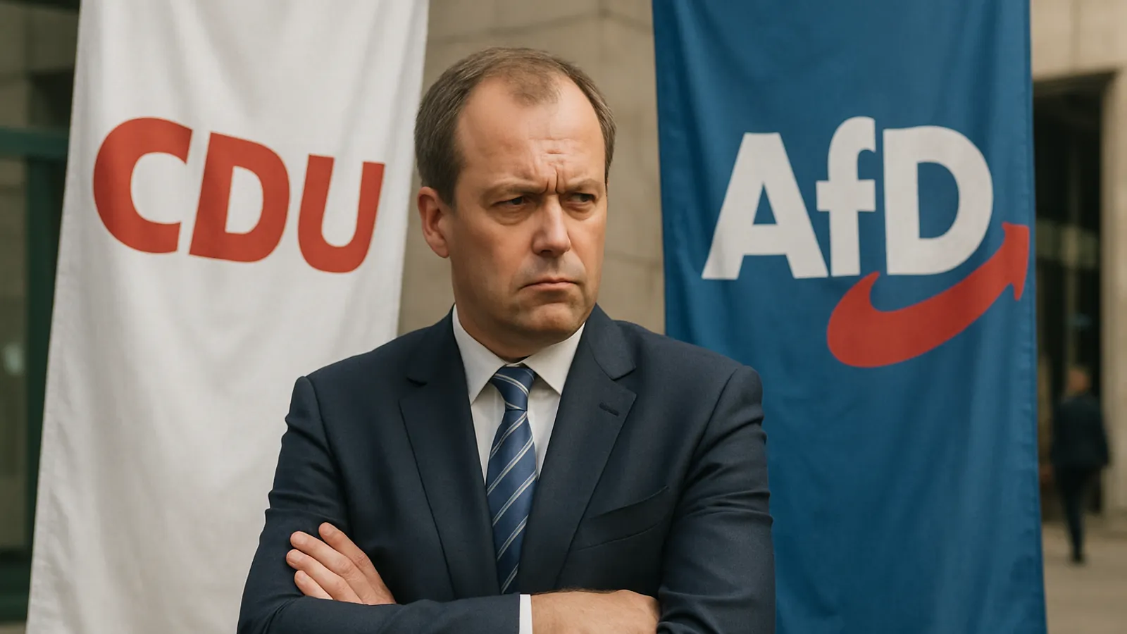 horsten Frei rules out cooperation between the center-right CDU and the right-wing AfD in Saxony-Anhalt.