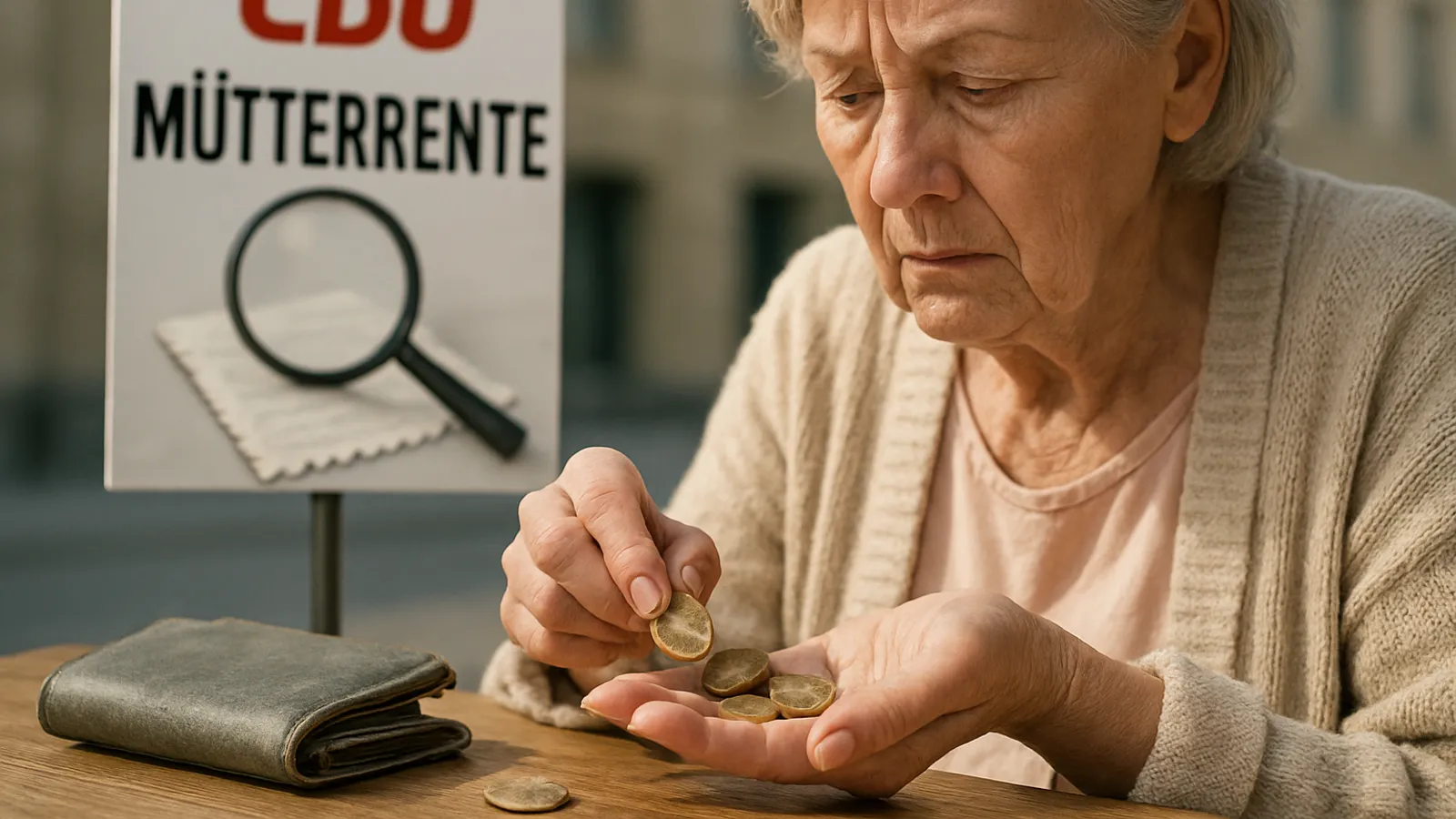 CDU-Sozialflügel fordert Überprüfung der Mütterrente wegen Sparzwängen.