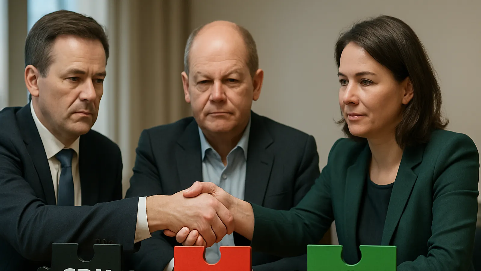 CDU, SPD und Grüne haben sich auf einen Koalitionsvertrag geeinigt.