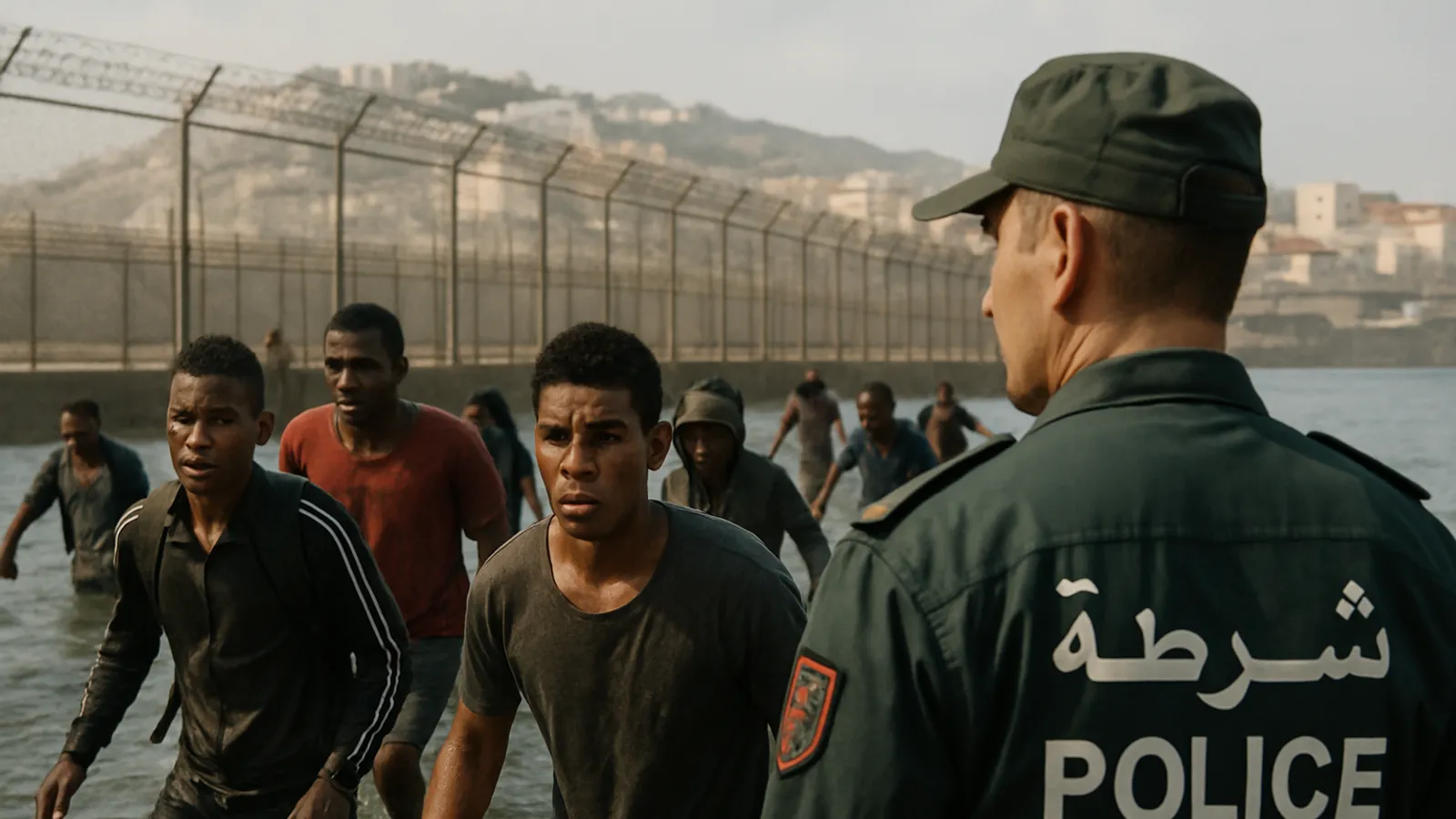 There are suspicions that Moroccan authorities deliberately allowed migrants to cross into Ceuta.