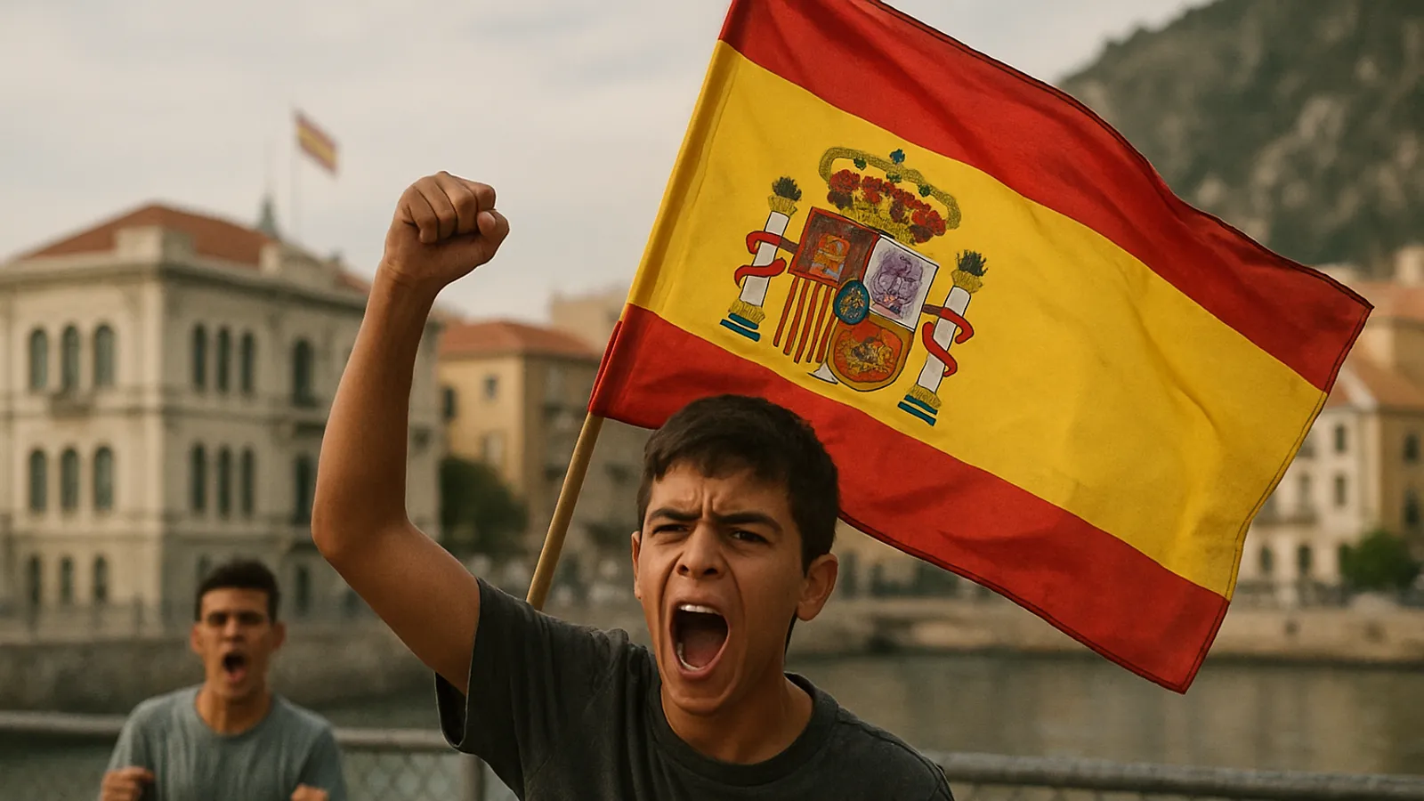 Minors in Ceuta chant “Viva España! Fuck Morocco!”
