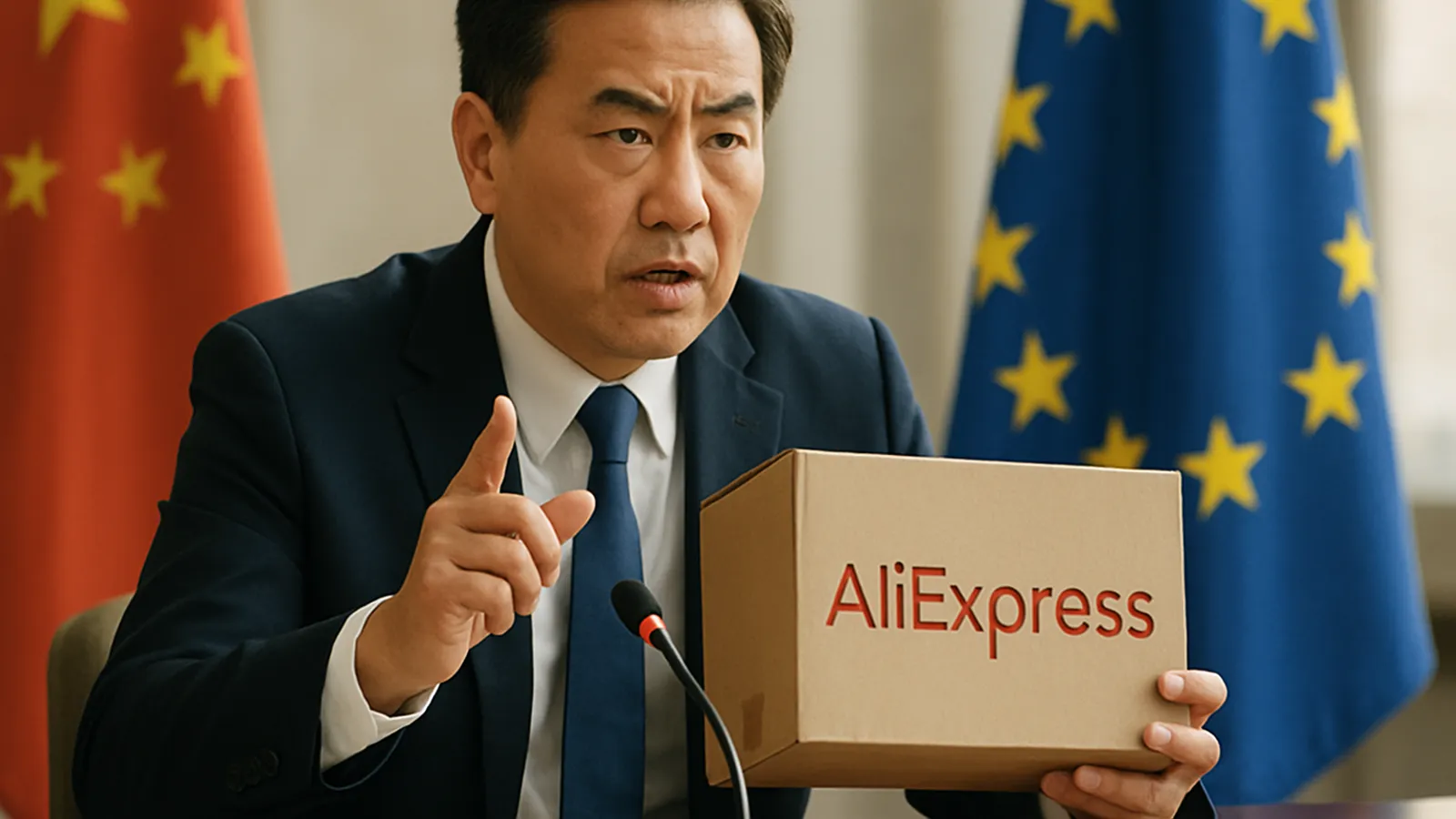 China kritisiert die EU wegen der Strafe für AliExpress.