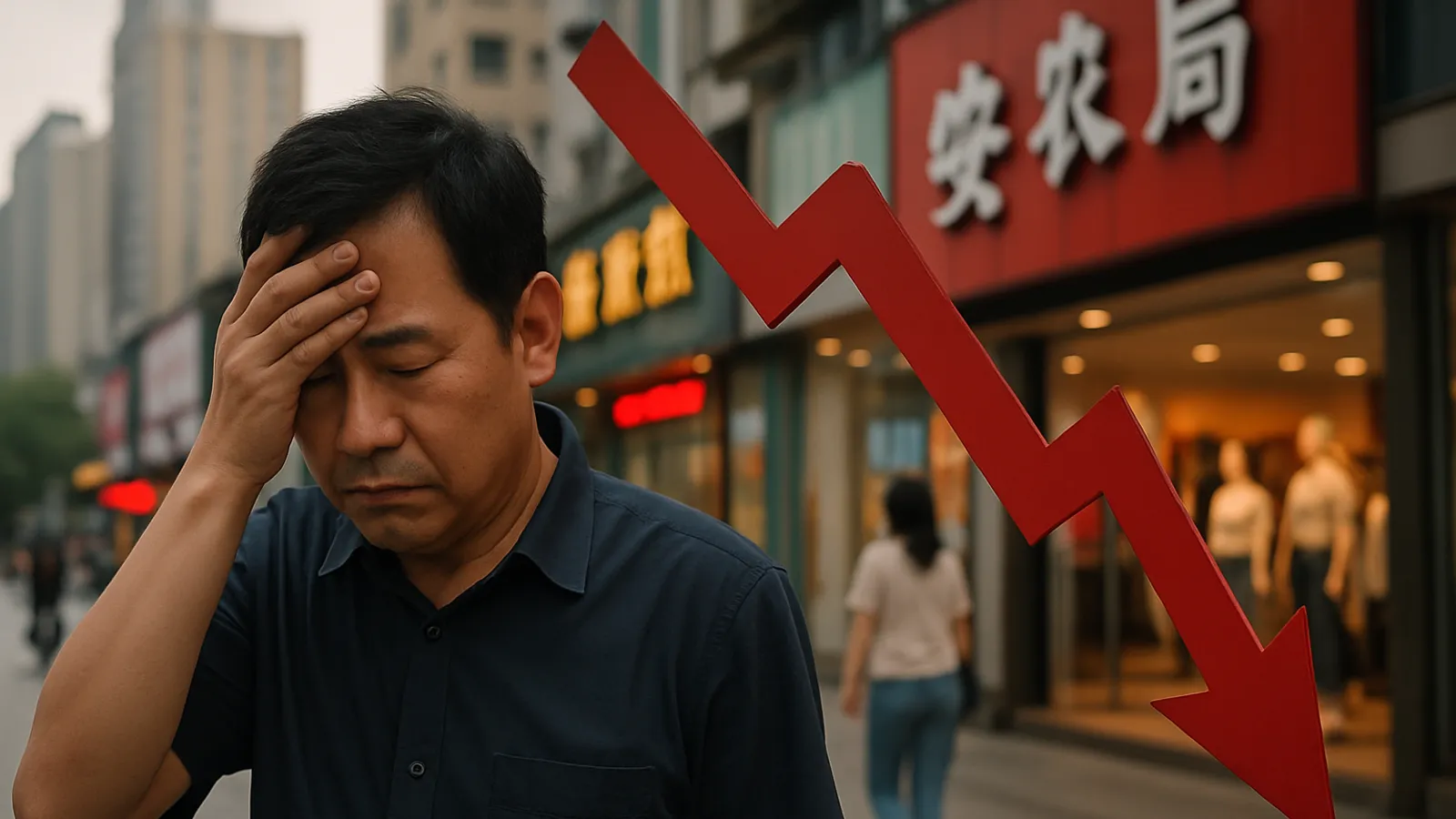 Chinas Erholung stockt, da Konsum und Produktion nachlassen.