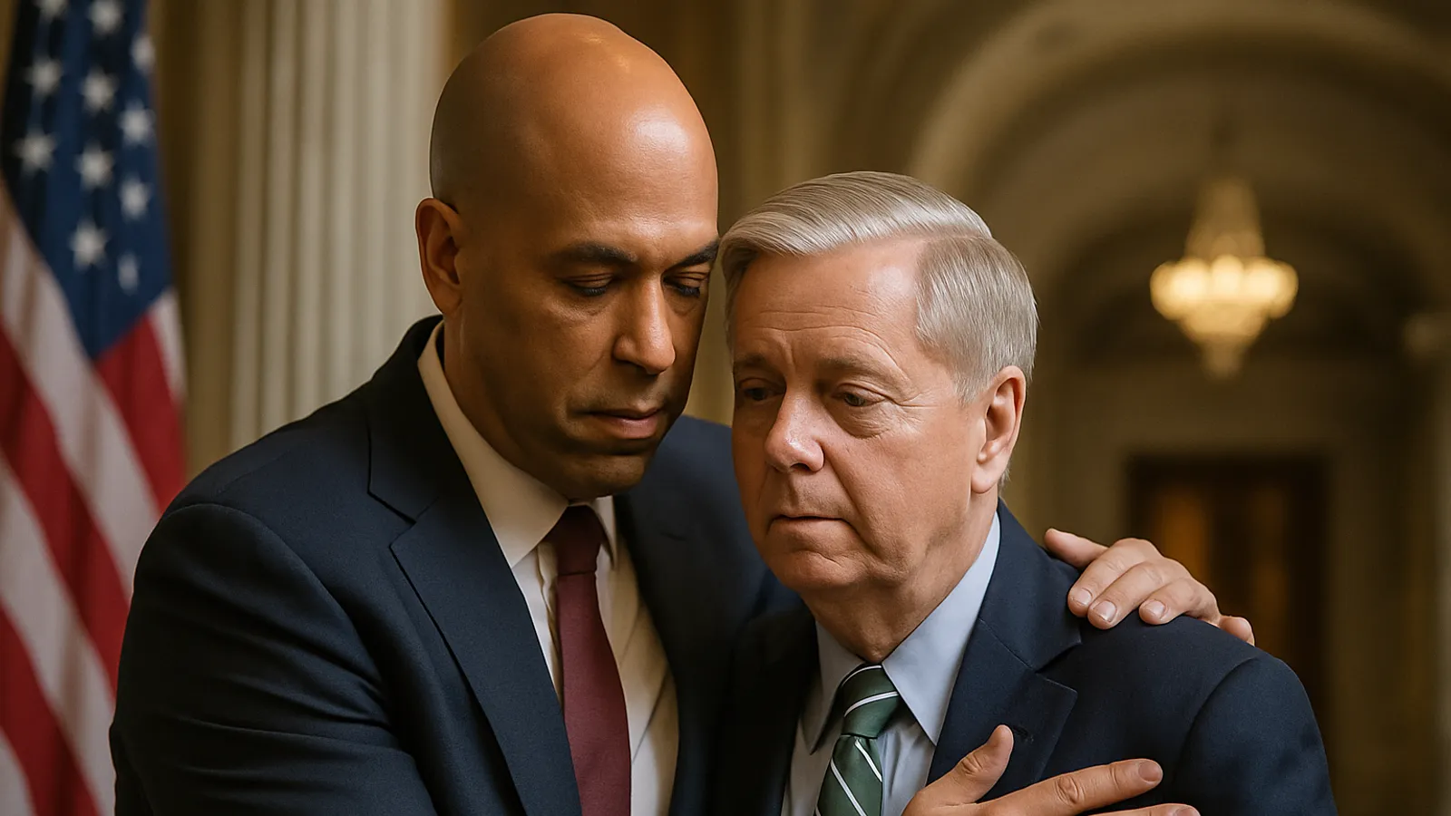 Cory Booker sagt, dass er Lindsey Graham, seinen 'unerwartetsten Freund' im Senat, vermissen wird.