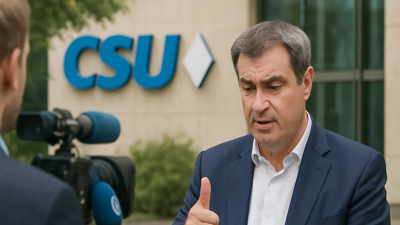 CSU-Chef Söder wirbt für Geschlossenheit im ARD-Sommerinterview.
