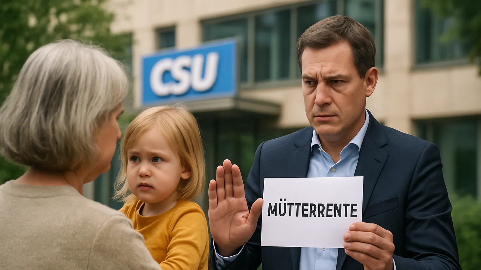 CSU-Generalsekretär Huber will die Mütterrenten-Debatte beenden.