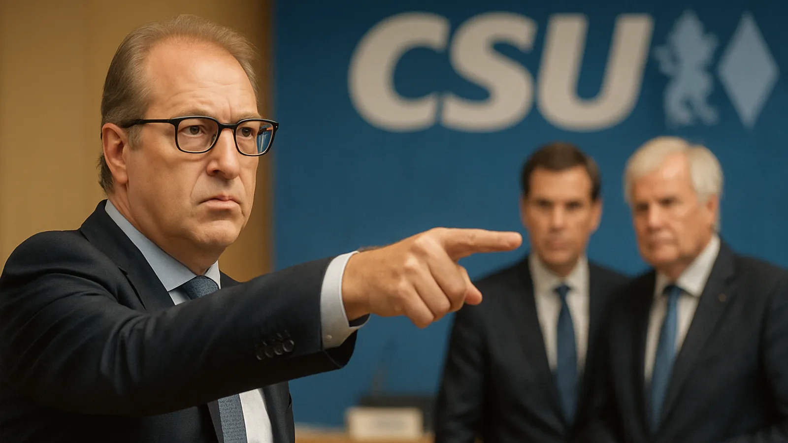 CSU-Minister Dobrindt spielt wichtige Rolle in Koalition, zeigt klare Kante nach außen.