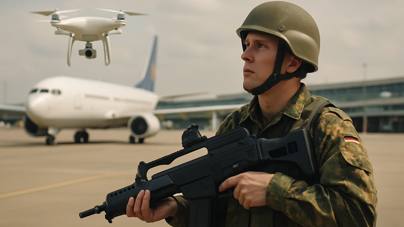 Daniel Günther fordert die Bundeswehr an Flughäfen zum Schutz vor Drohnen.