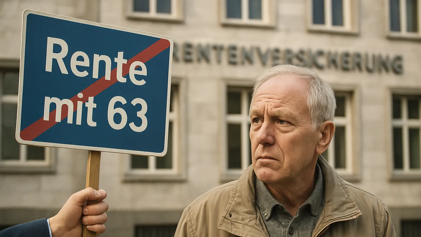 Das Eintrittsalter soll steigen und die Rente mit 63 soll abgeschafft werden.