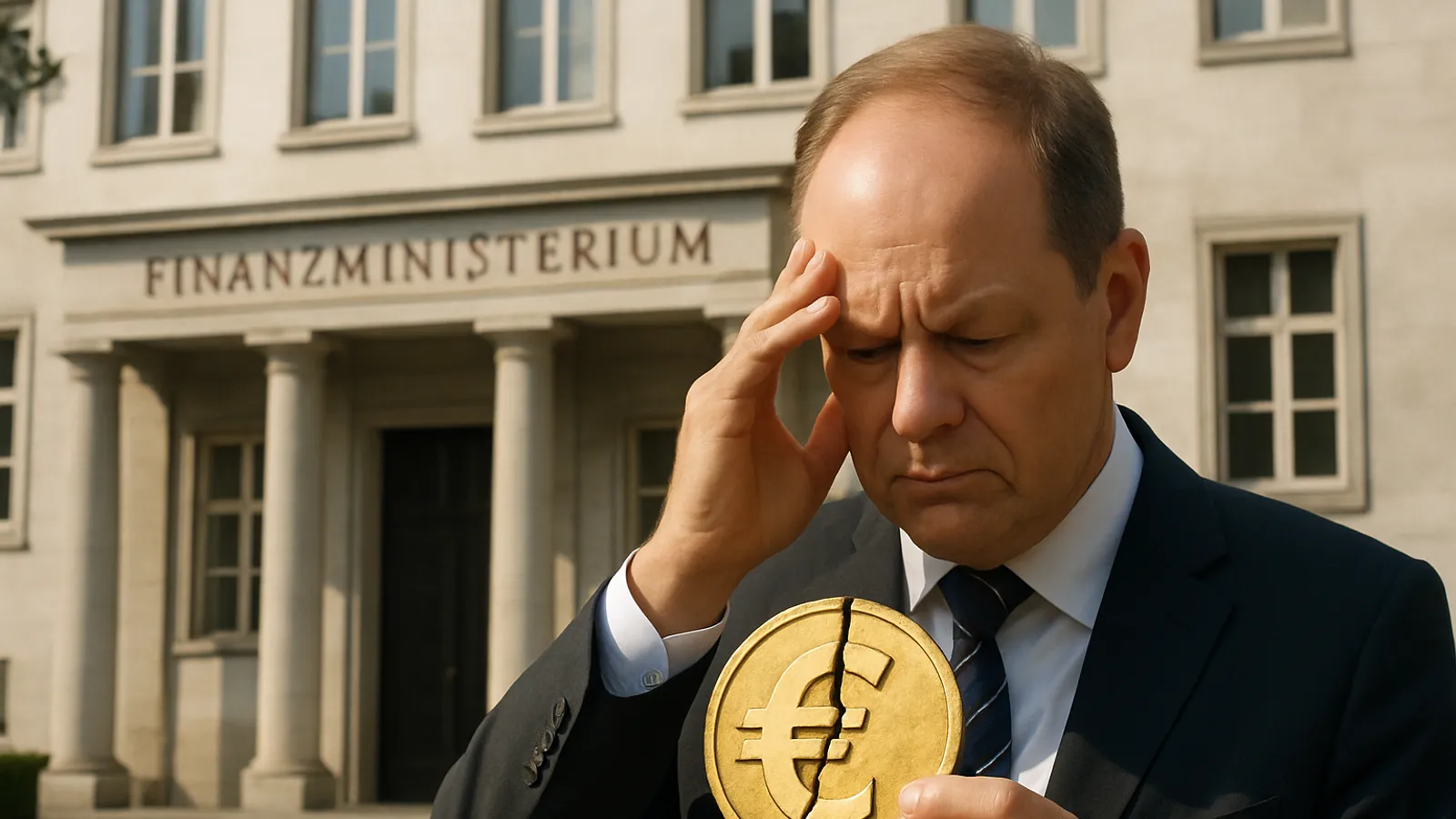 Das Finanzministerium meldet ein Steuerminus im Juni.