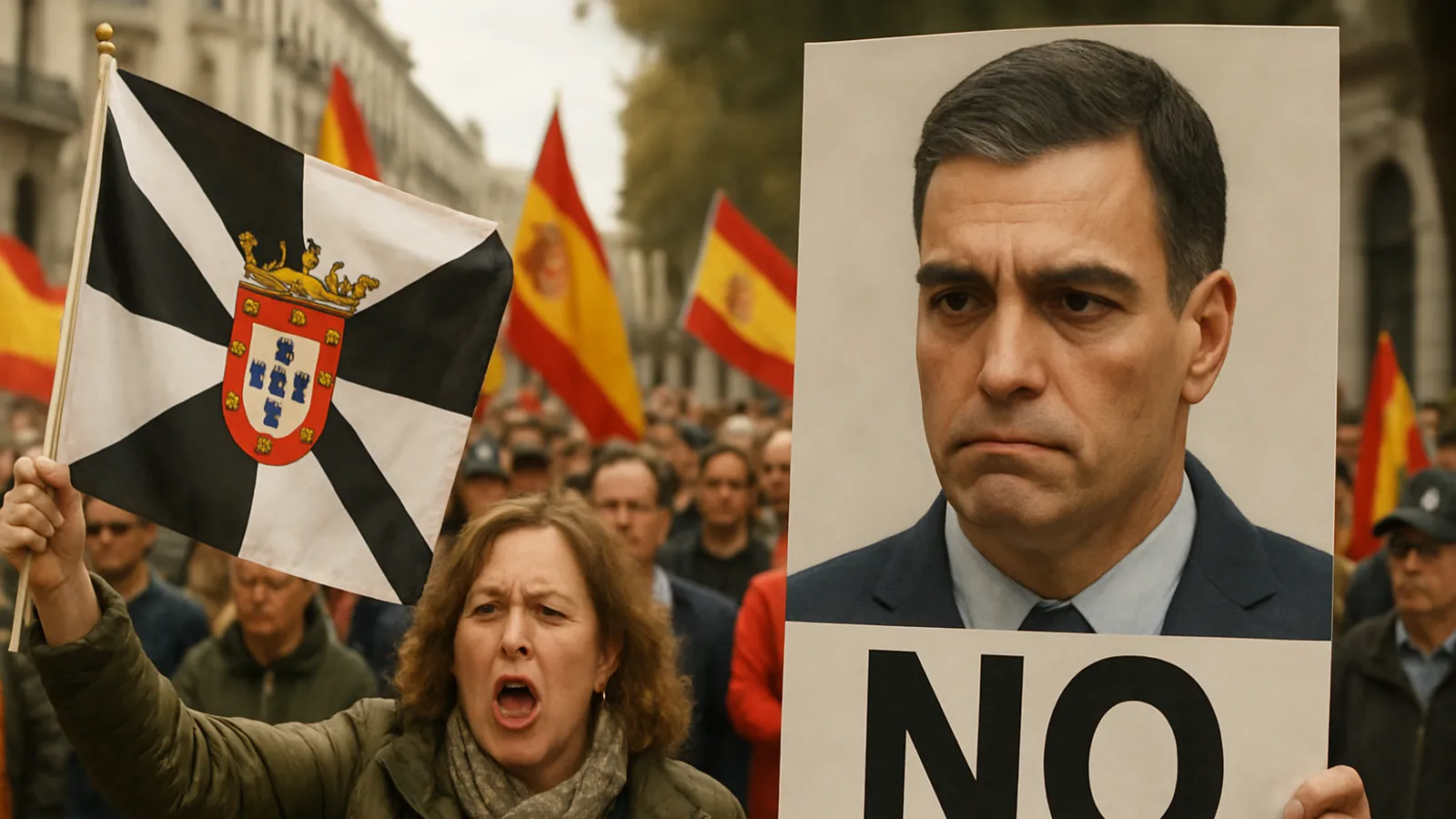 Demonstrationen in Spanien für Ceuta und gegen Sánchez