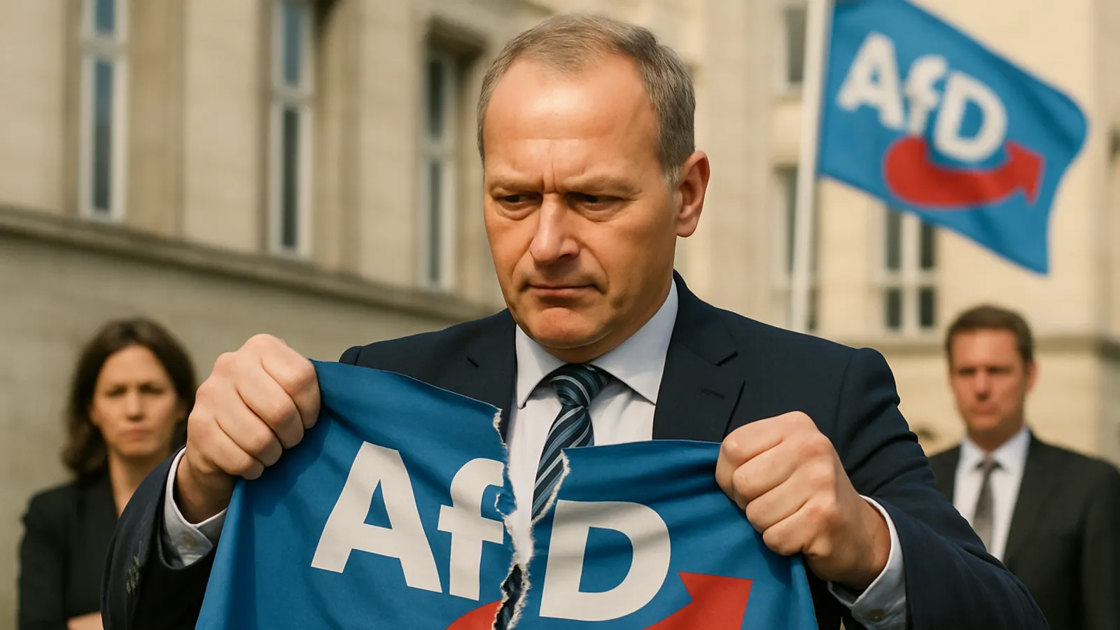 Der AfD-Landeschef hat einen Machtkampf gegen die Parteispitze gewonnen.
