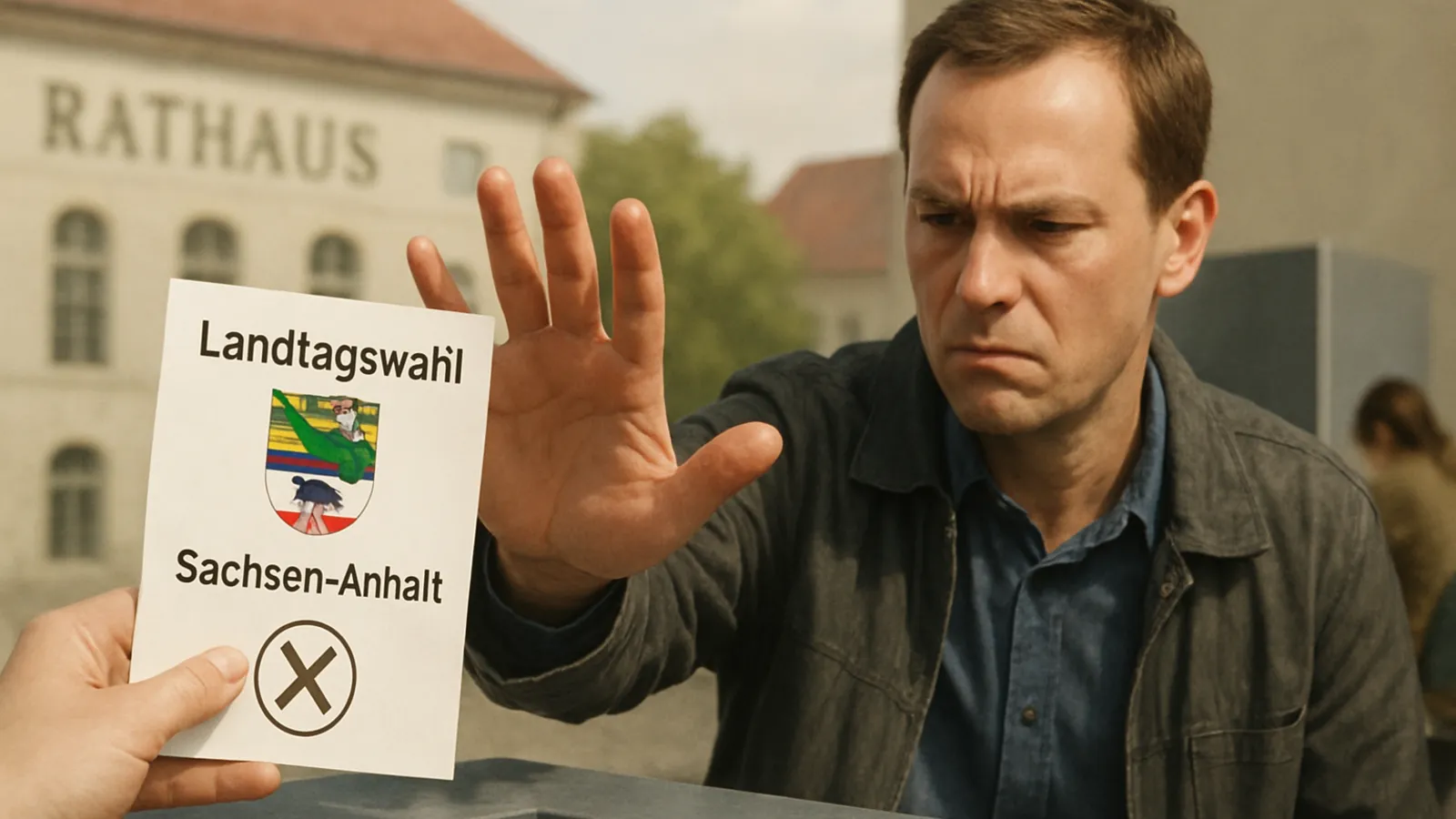 Der Artikel fordert, bei der Landtagswahl in Sachsen-Anhalt einen Tabubruch zu verhindern.
