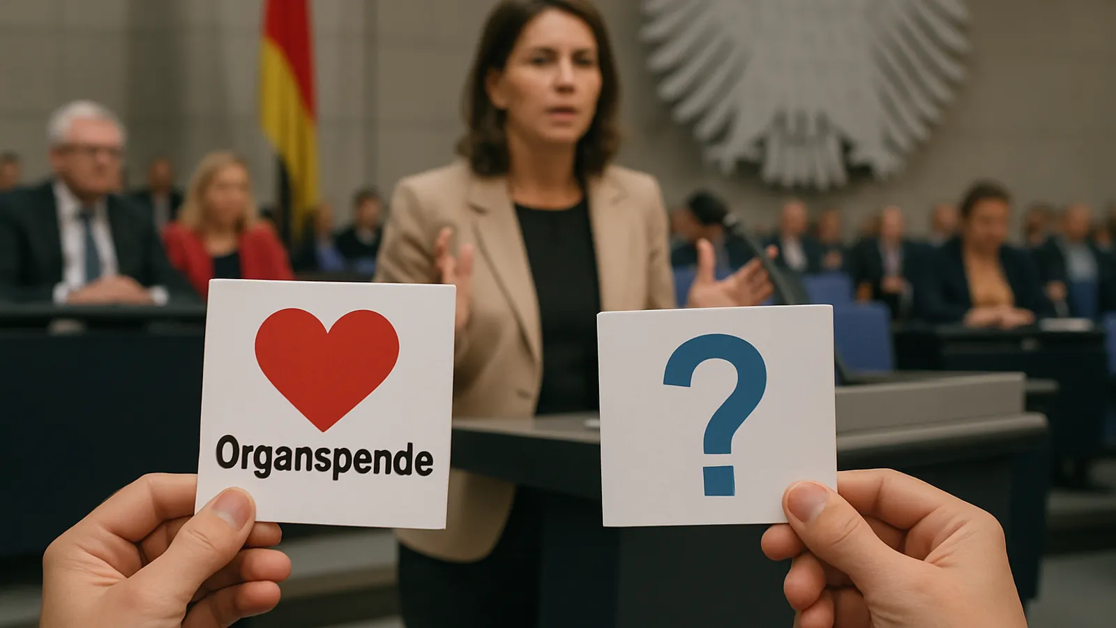 Der Bundestag muss zwei Vorschläge zur Neuregelung der Organspende diskutieren.