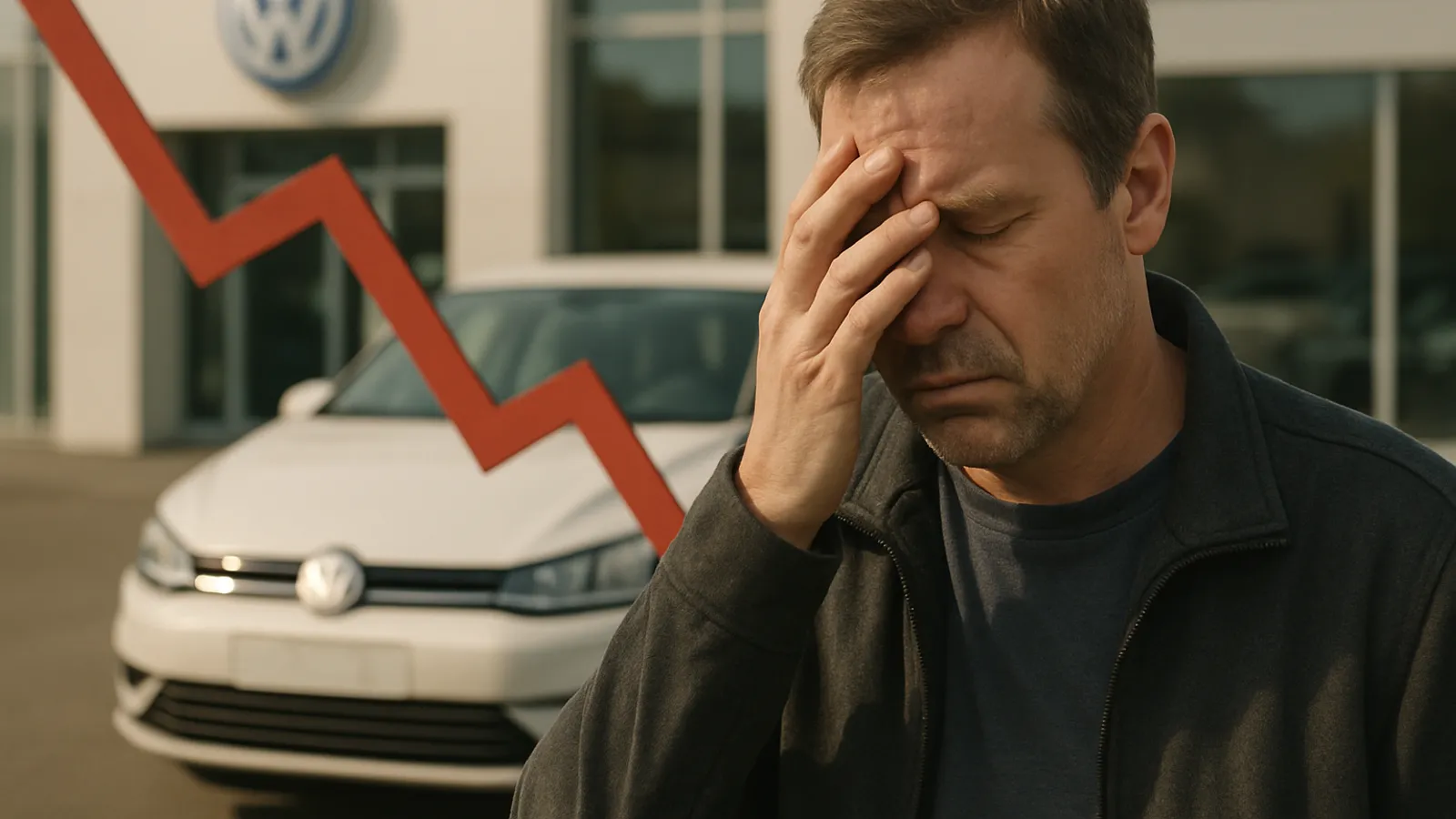 Volkswagens Gewinn sinkt im zweiten Quartal um ein Drittel.