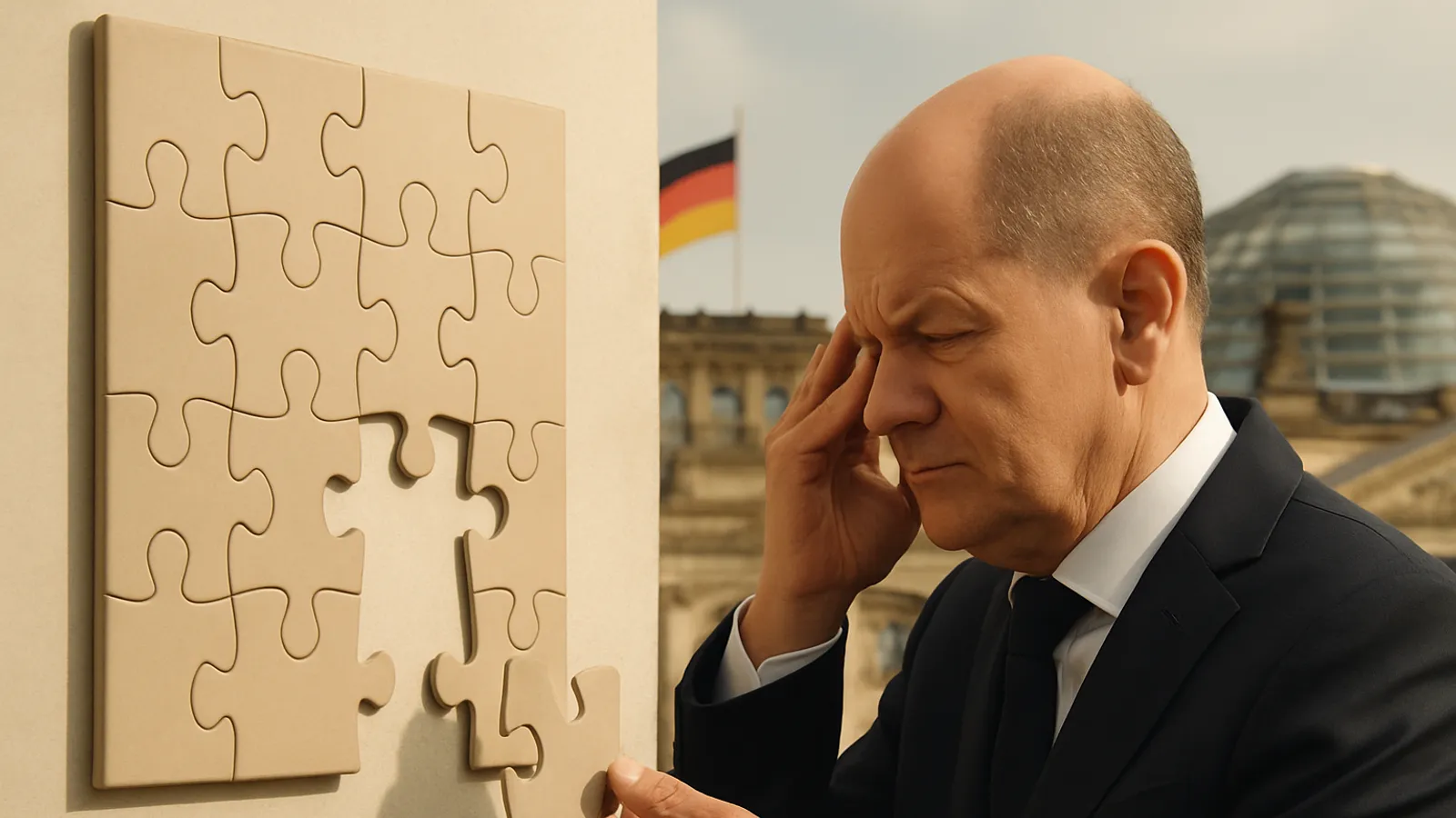 Der Kanzler löst ein Problem und hat nun mindestens ein neues.