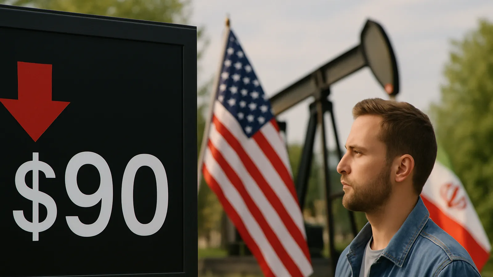 Der Ölpreis ist auf unter 90 Dollar pro Barrel gefallen, da die USA und Iran ihre Angriffe pausieren.