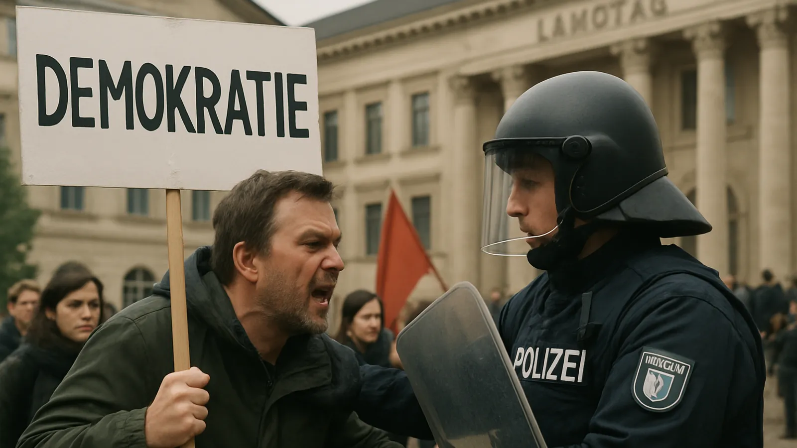Der Protest gegen die AfD in Erfurt war ein Kampf für die Demokratie, jedoch mit undemokratischen Mitteln.