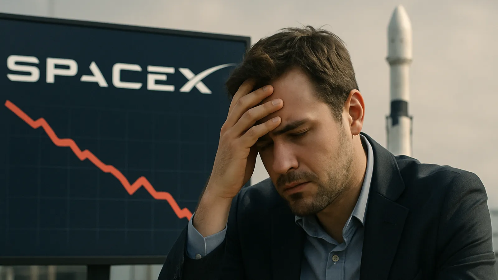 Der SpaceX-Aktienkurs ist unter den Ausgabepreis gefallen.