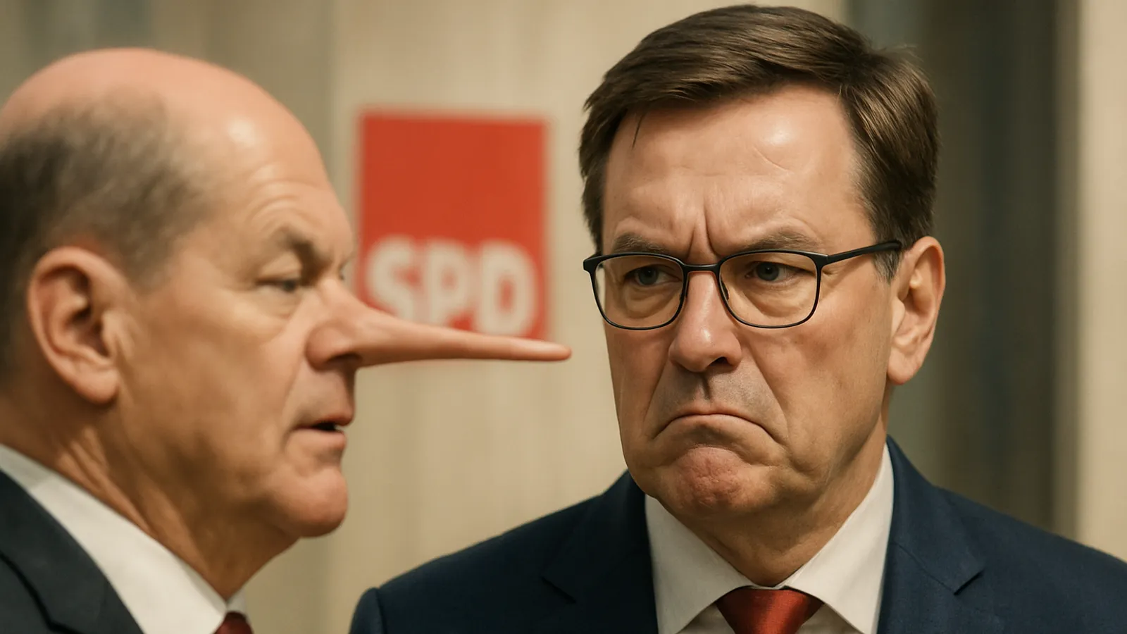 Der SPD-Landeschef will nicht vom Kanzler angelogen werden.