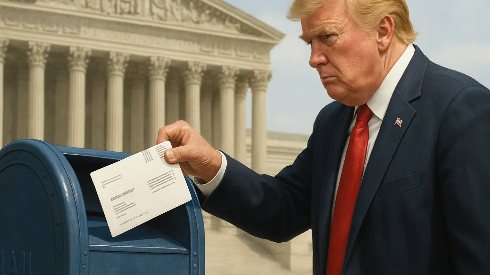 Der Supreme Court hat Trumps Vorstoß zur Briefwahl abgelehnt.